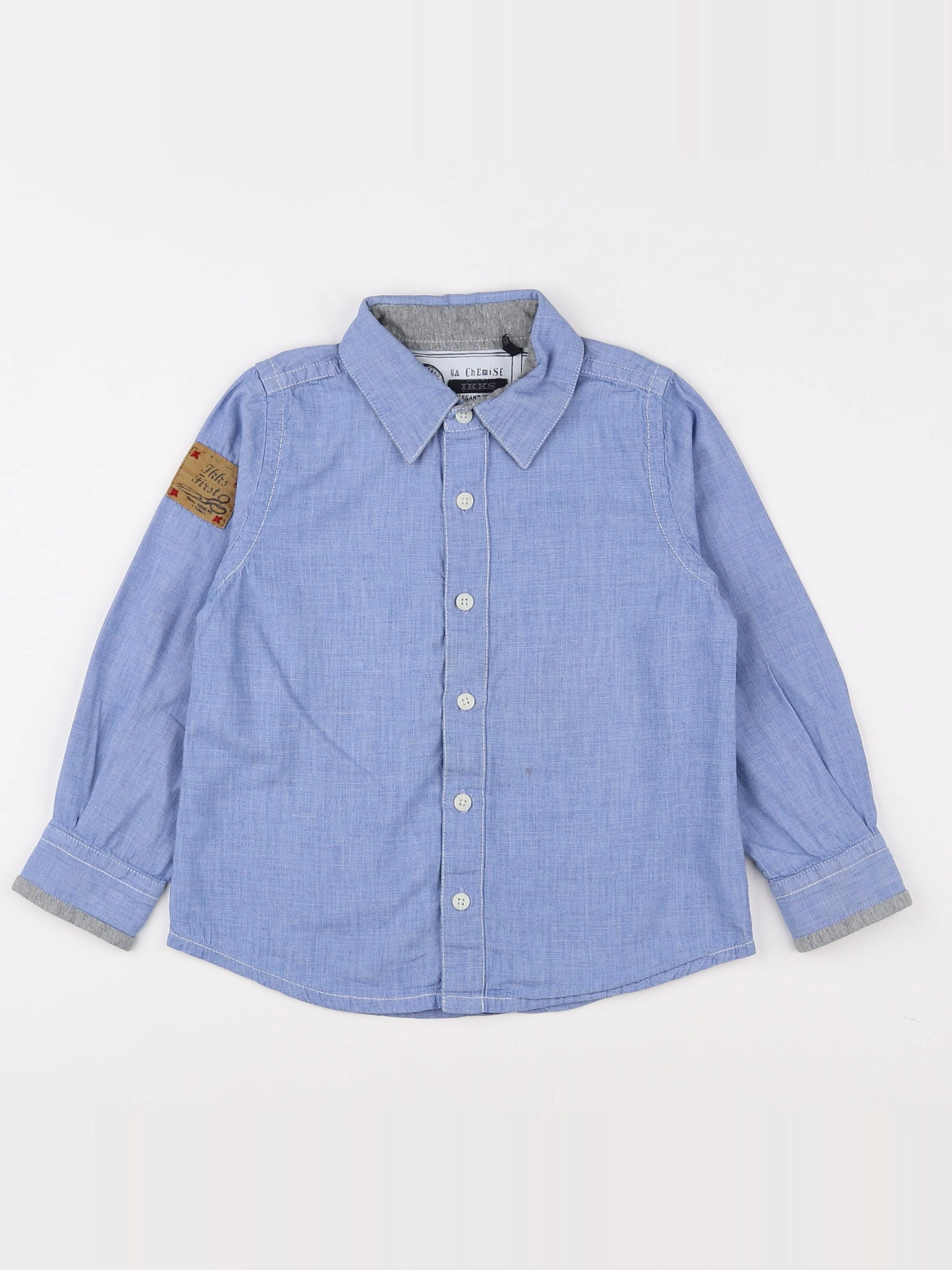 IKKS - chemise bleu - 4 ans