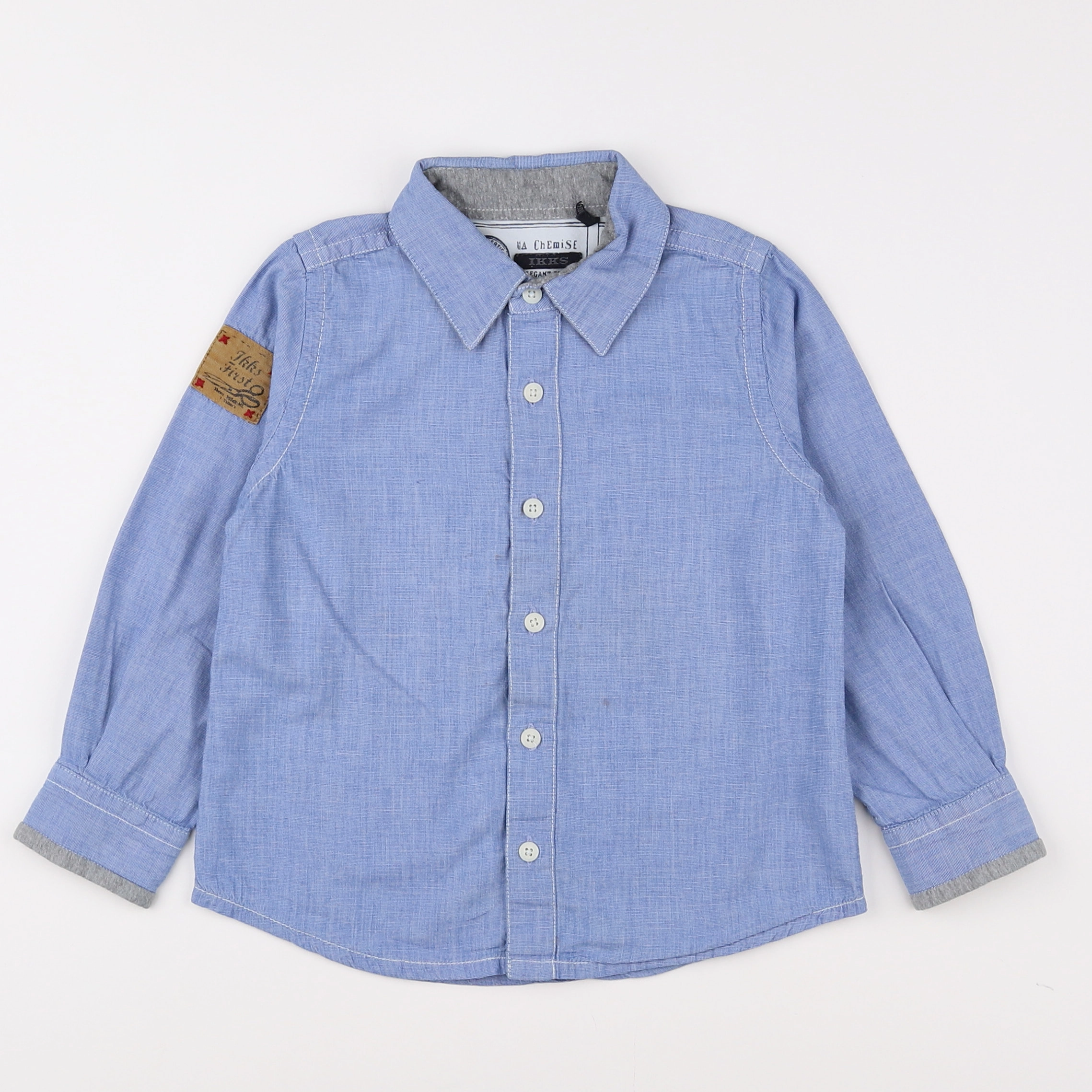 IKKS - chemise bleu - 4 ans