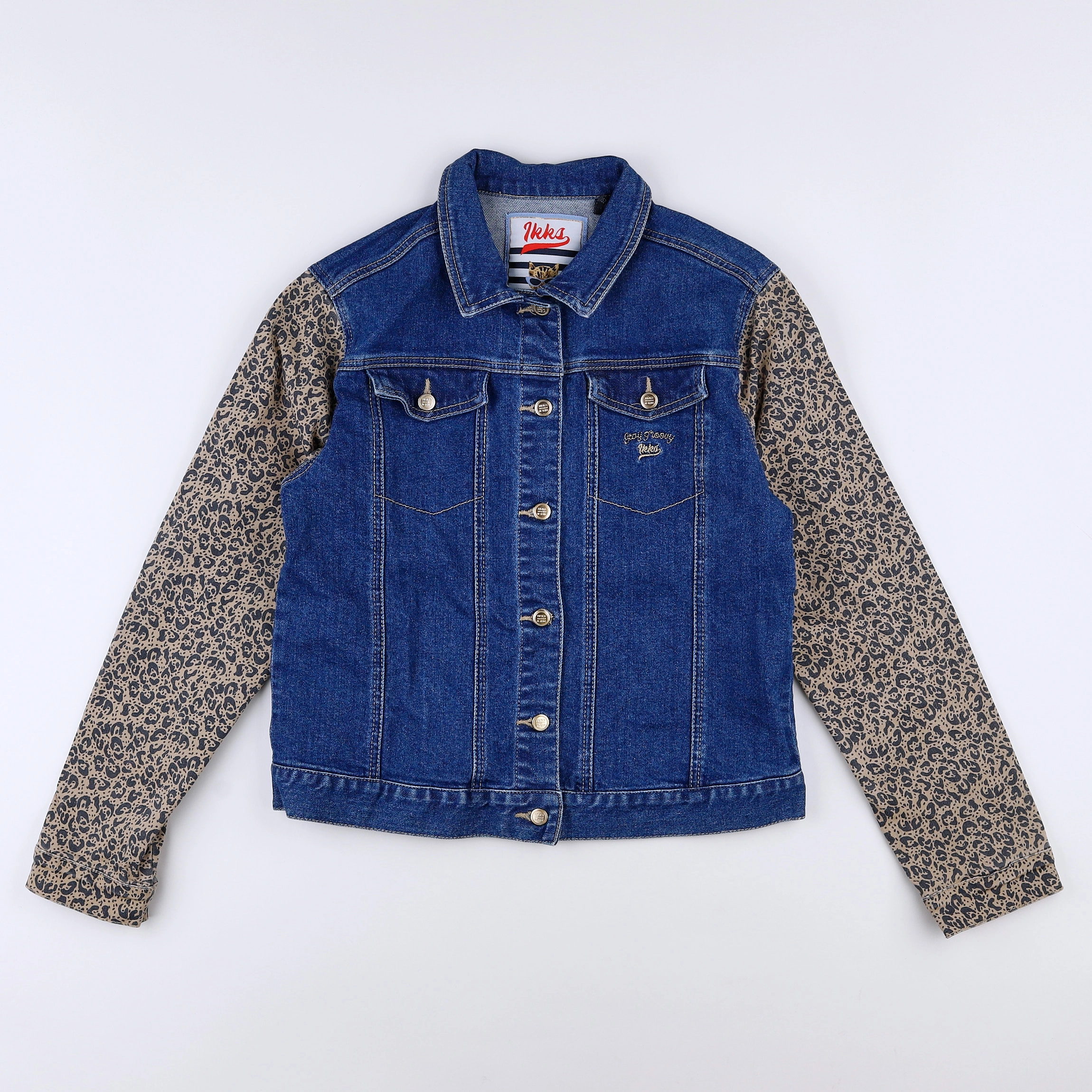 IKKS - veste bleu - 12 ans