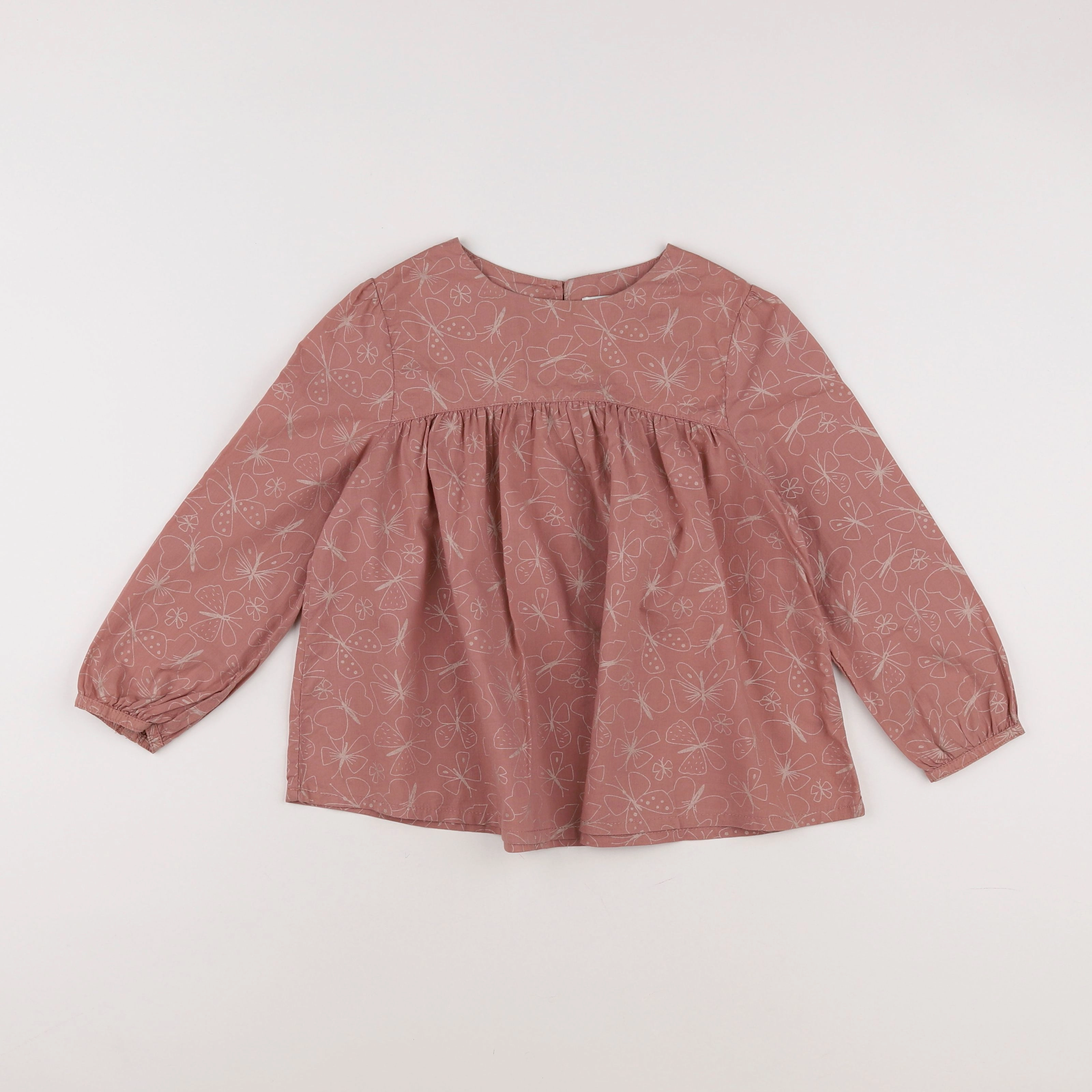 Vertbaudet - blouse rose - 6 ans