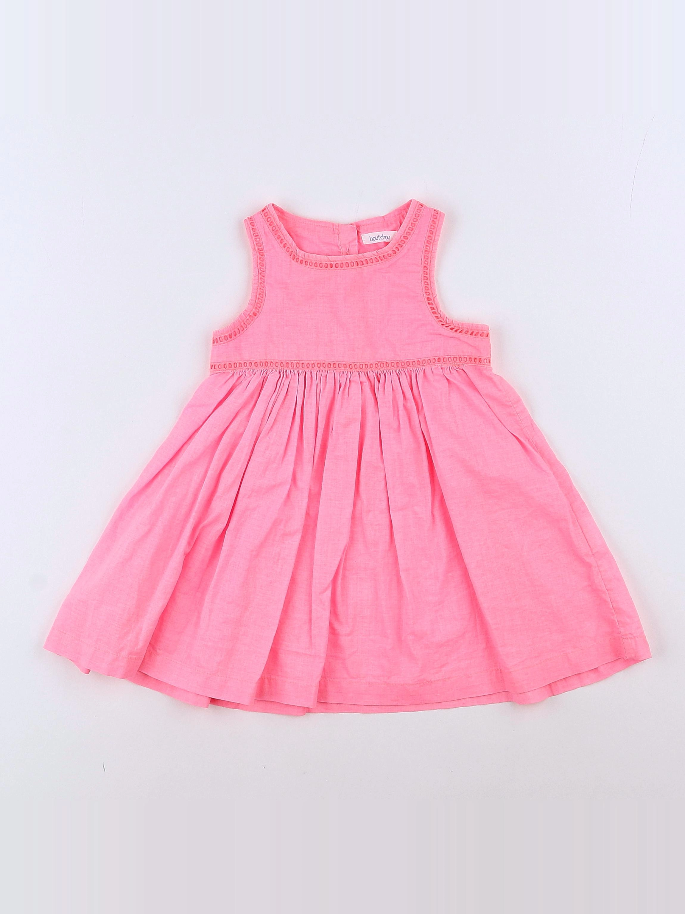 Boutchou - robe rose - 9 mois