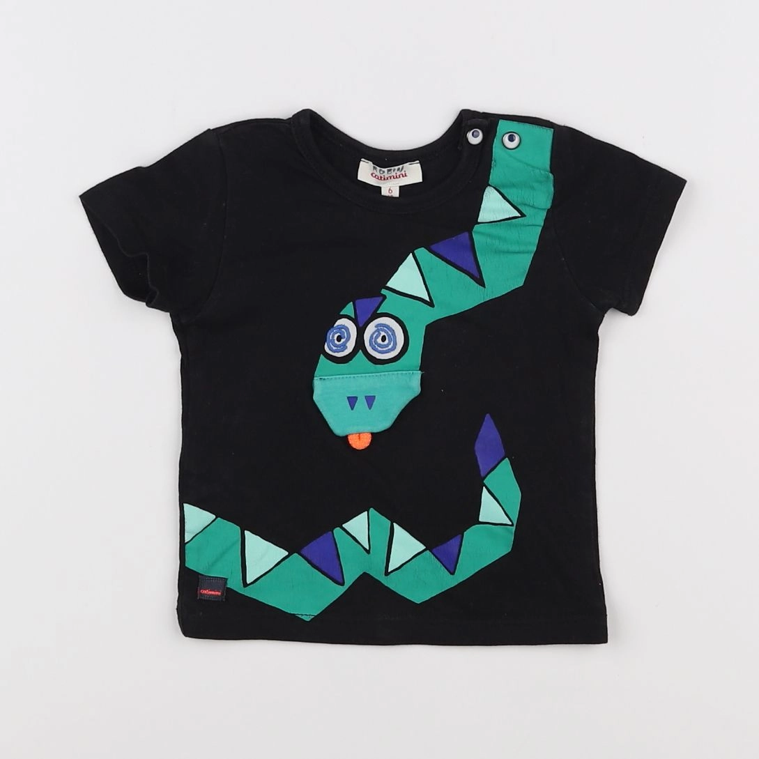 Catimini - tee-shirt multicolore - 6 mois