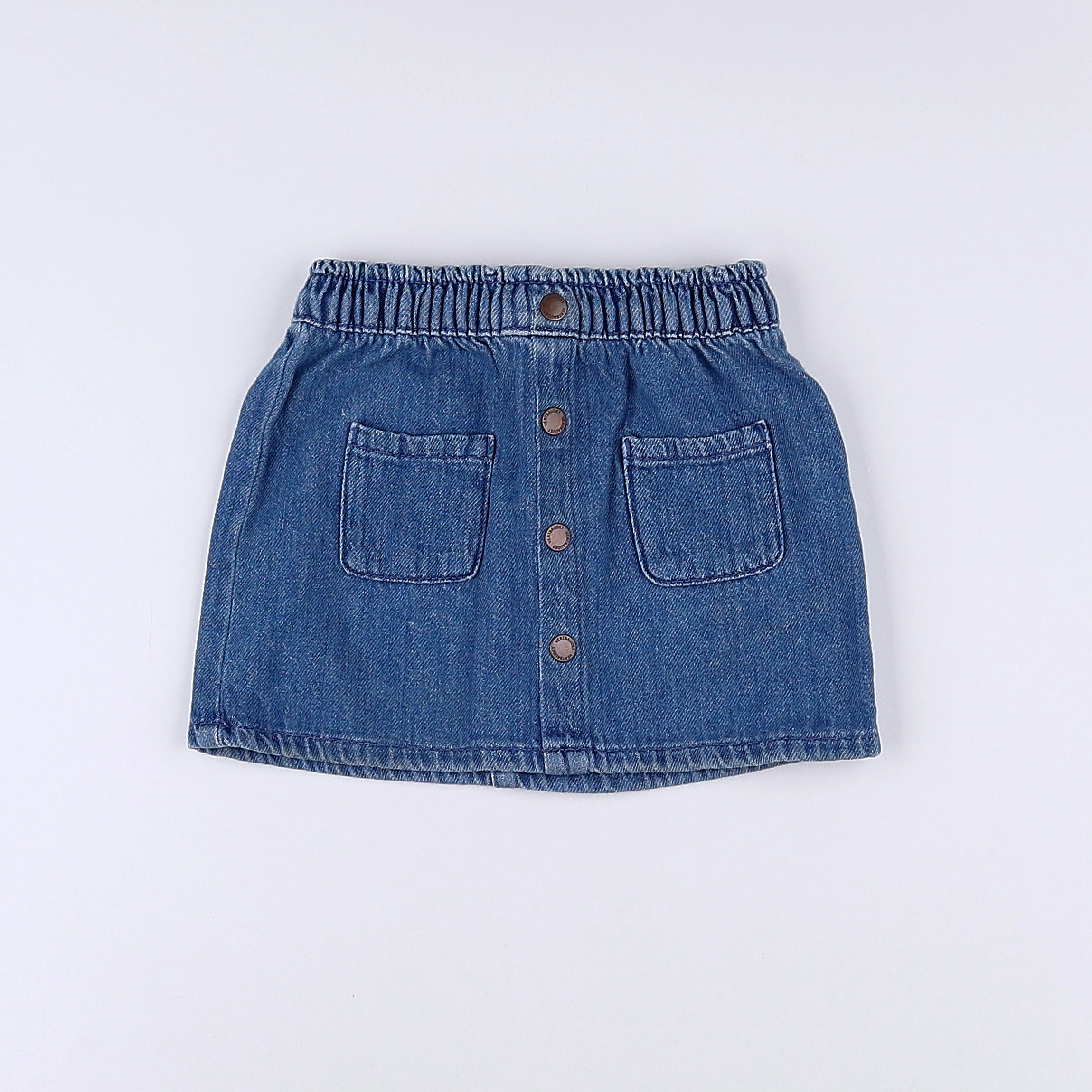 Vertbaudet - jupe bleu - 12 mois