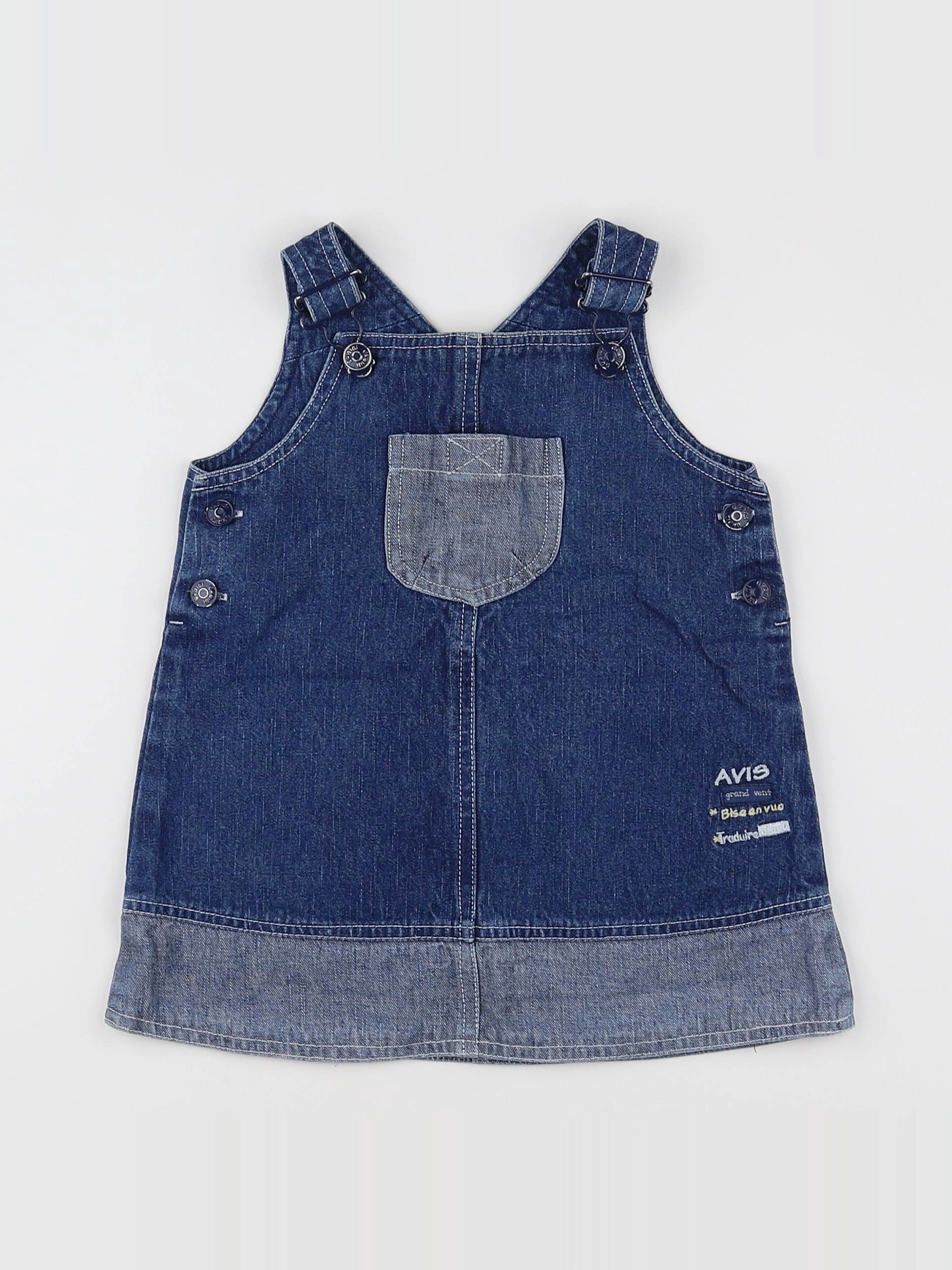 Okaidi - robe bleu - 12 mois