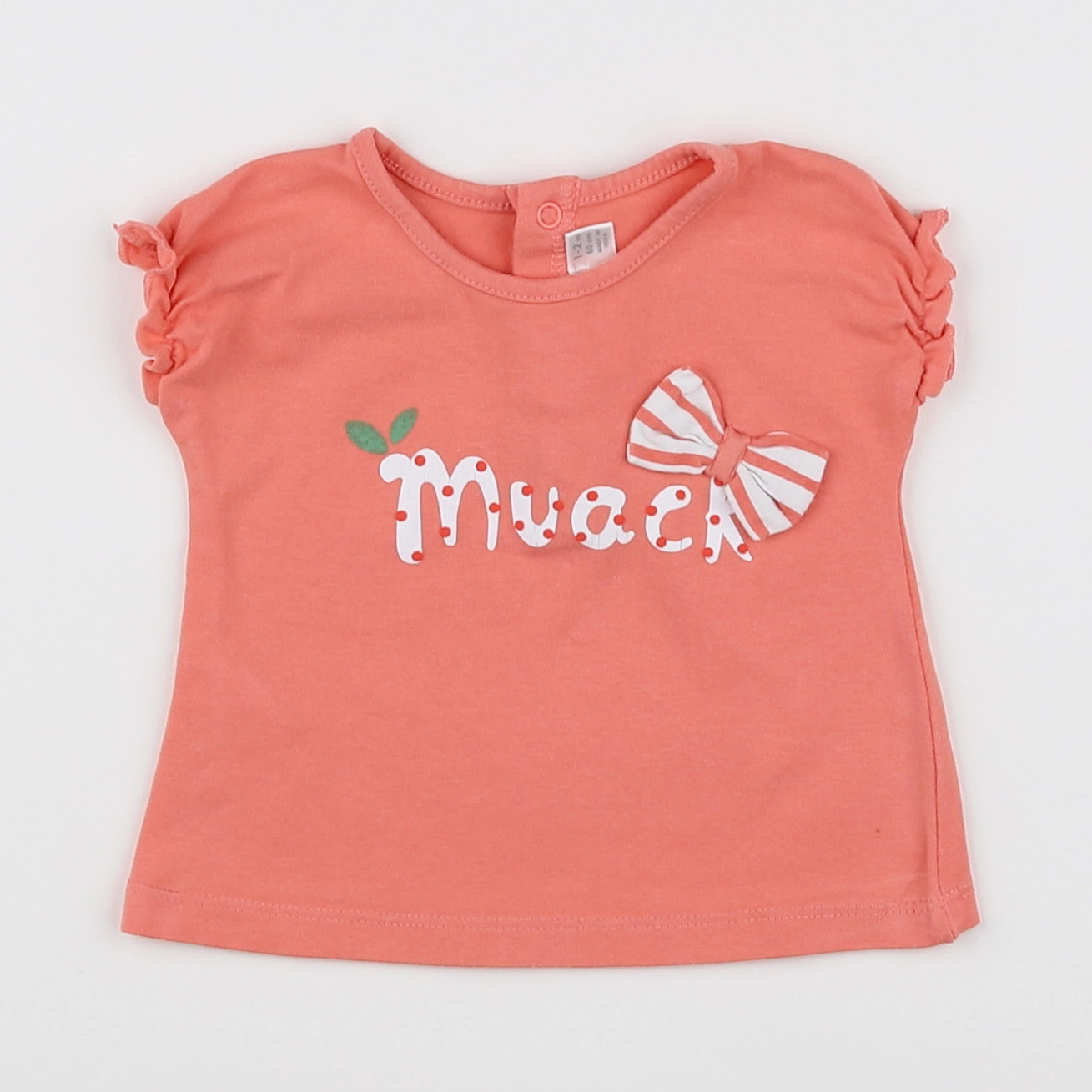 Mayoral - tee-shirt orange - 1 mois