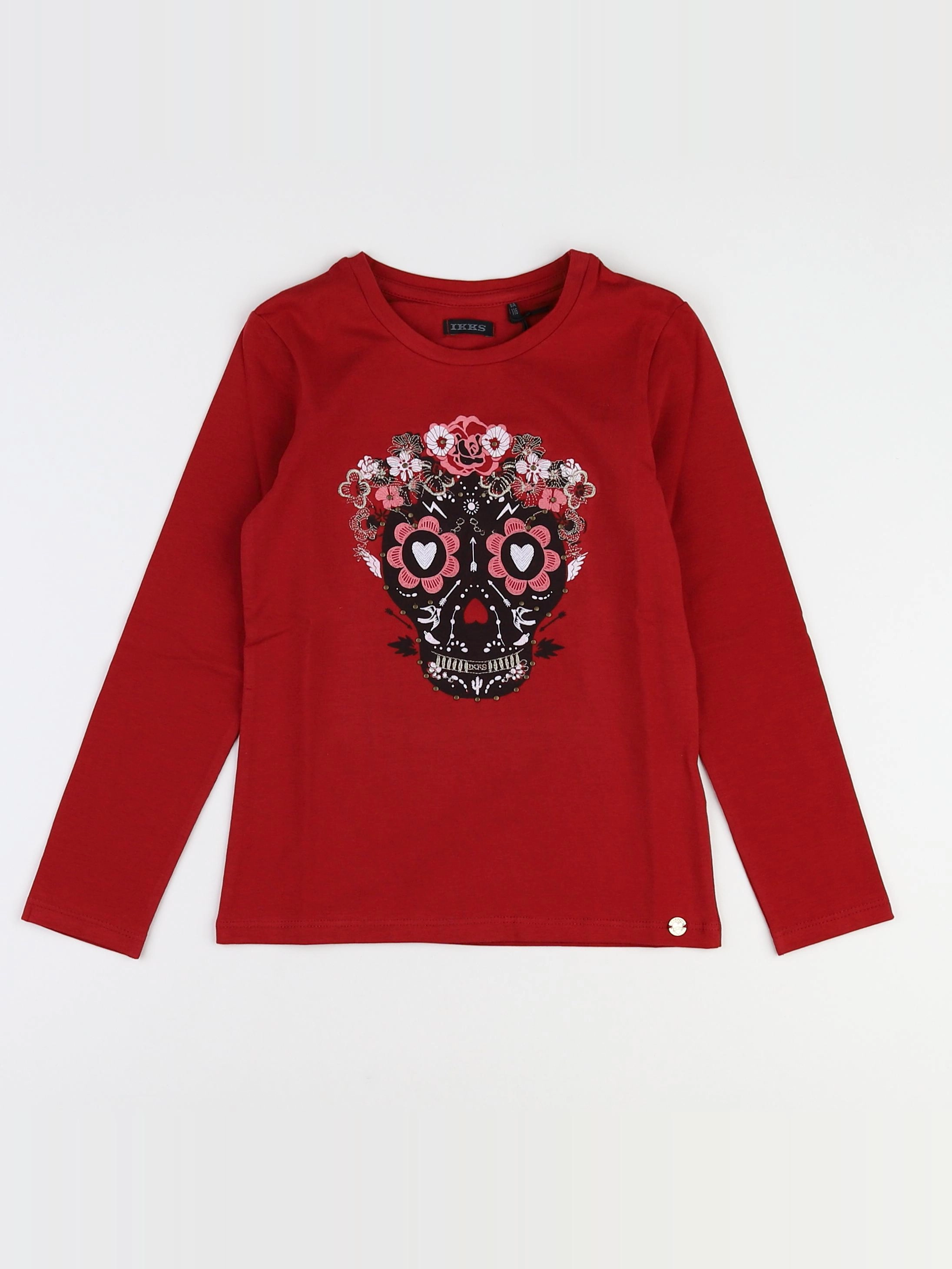IKKS - tee-shirt rouge (neuf) - 6 ans