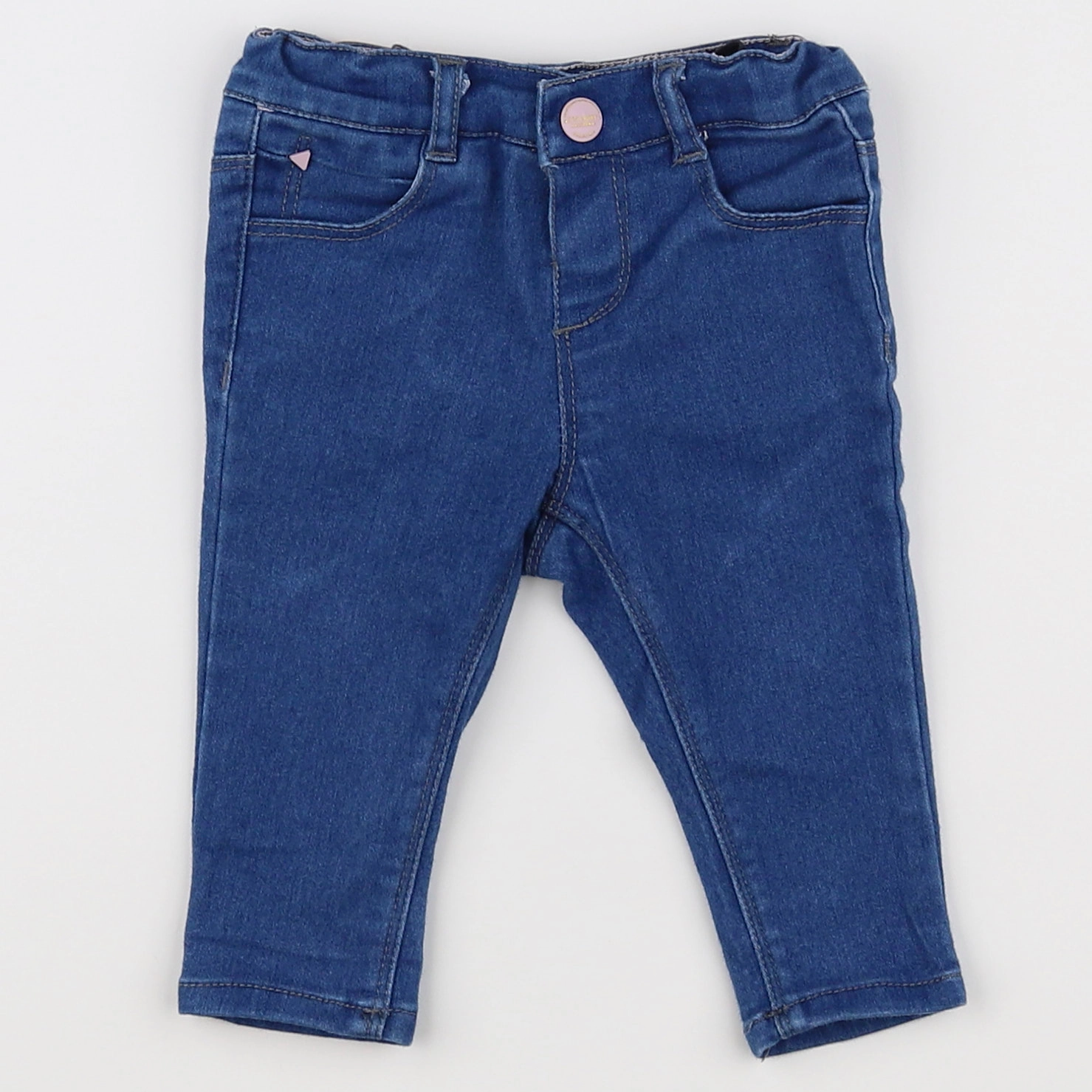 Zara - pantalon bleu - 3/6 mois