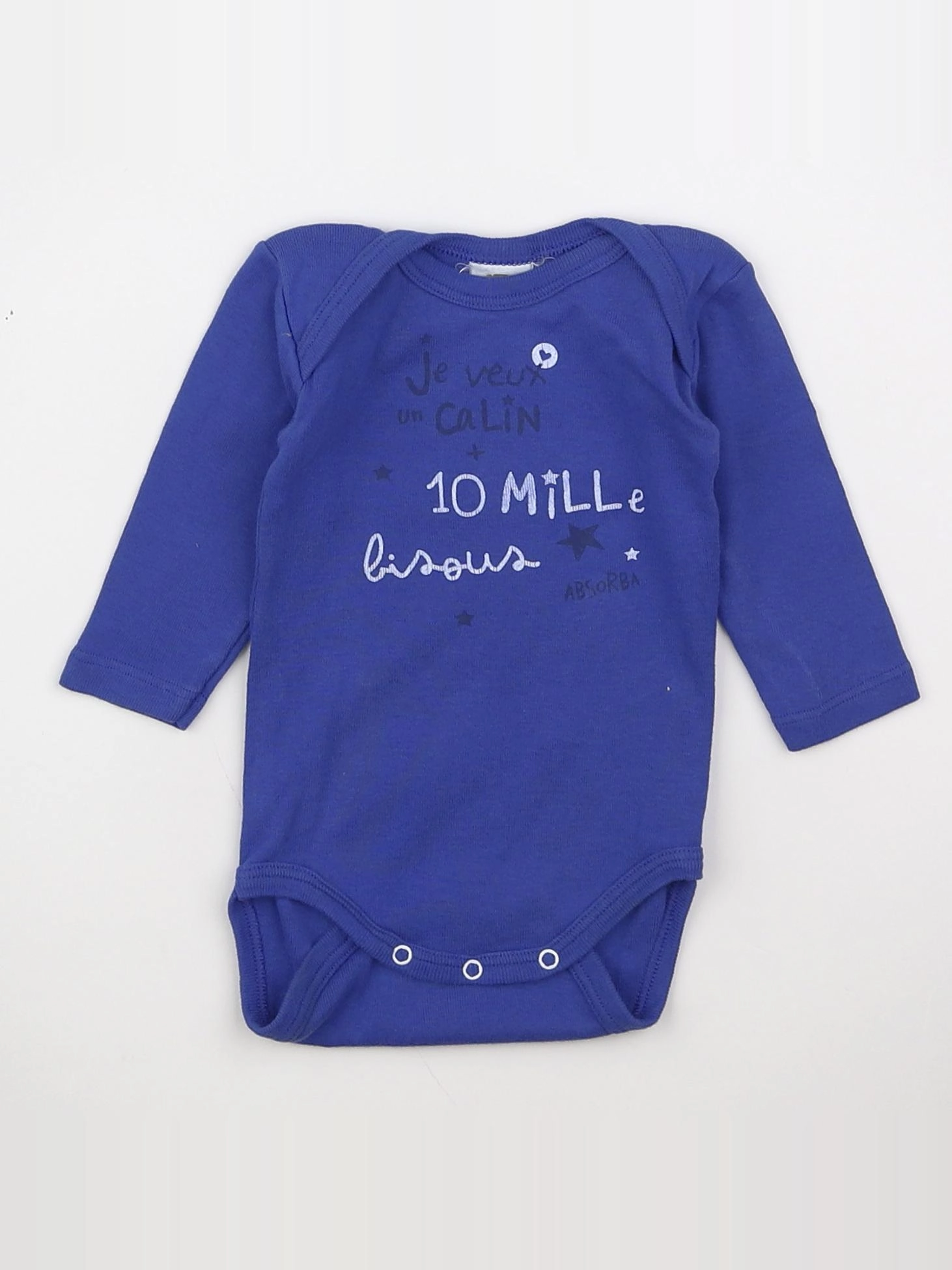 Absorba - body bleu - 3 mois