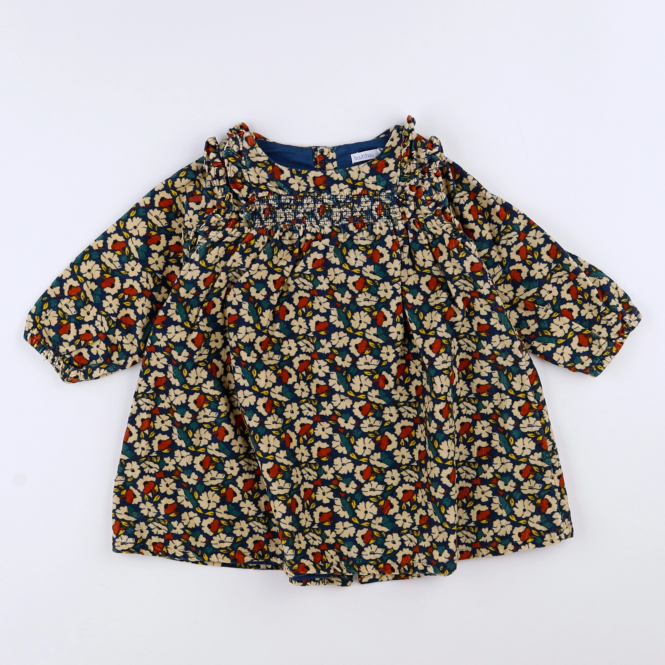 Boutchou - robe multicolore - 12 mois