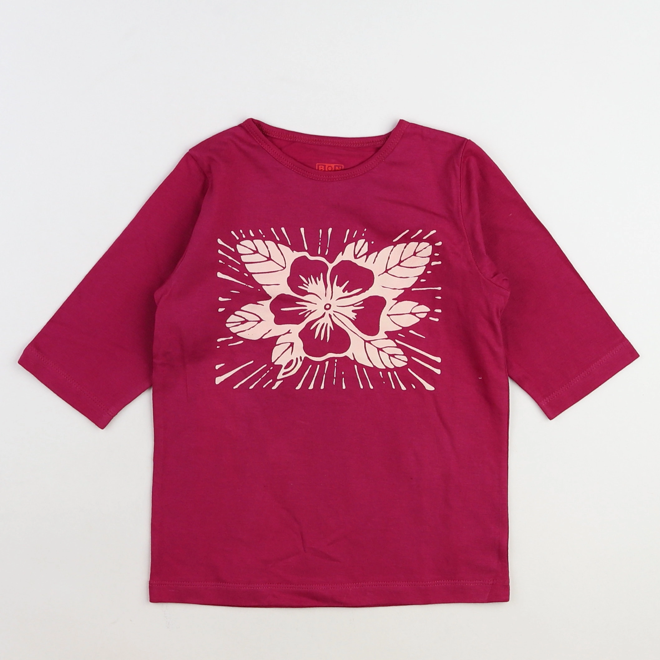 Bonton - tee-shirt rose - 6 ans
