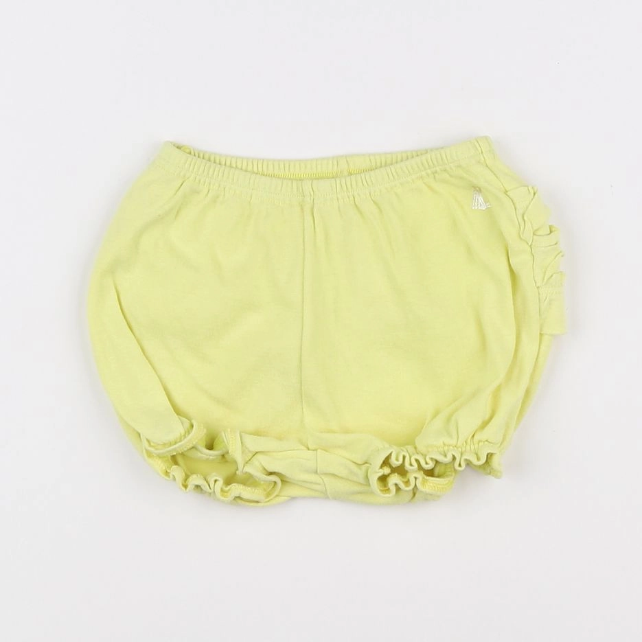 Petit Bateau - bloomer jaune - 12 mois