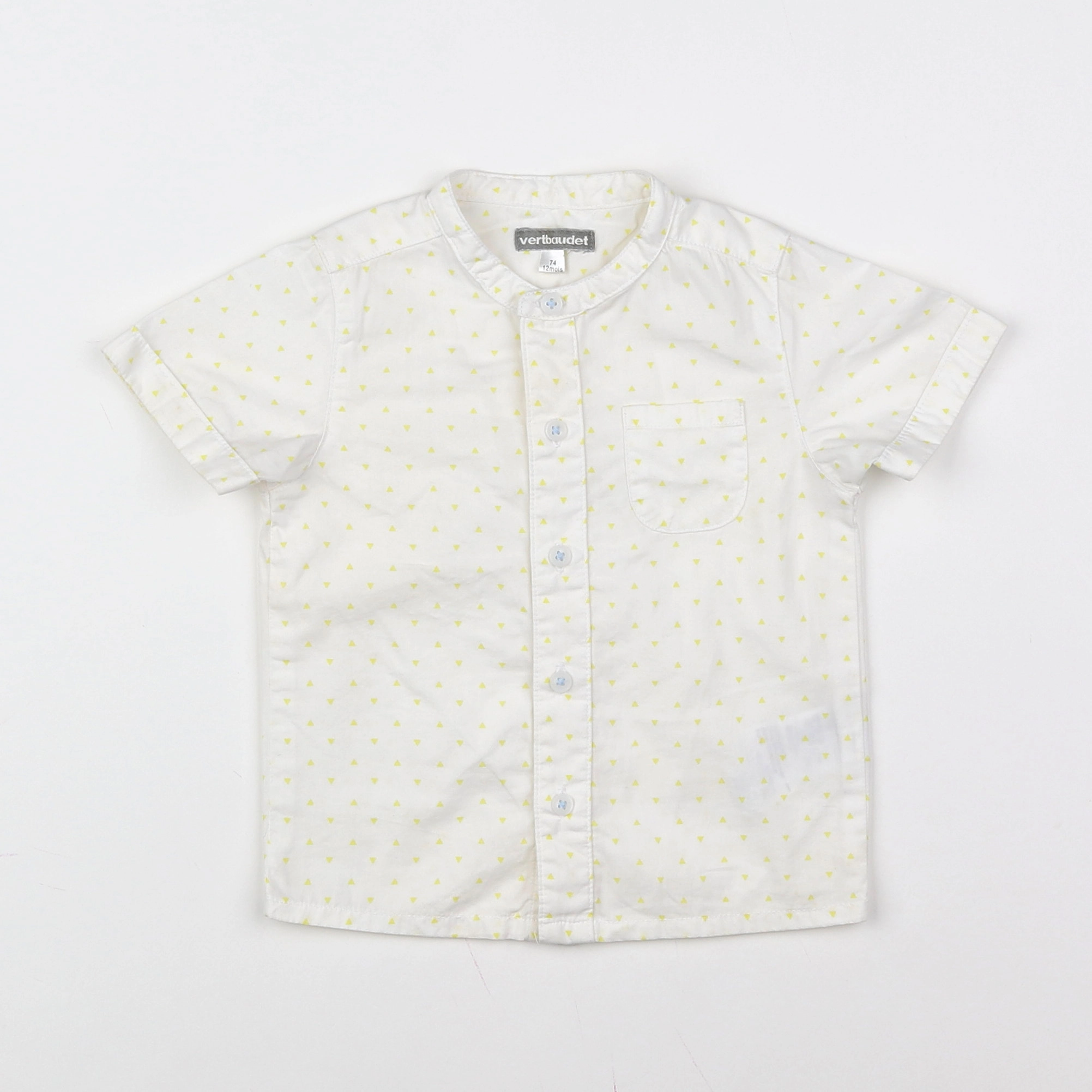 Vertbaudet - chemise blanc - 12 mois