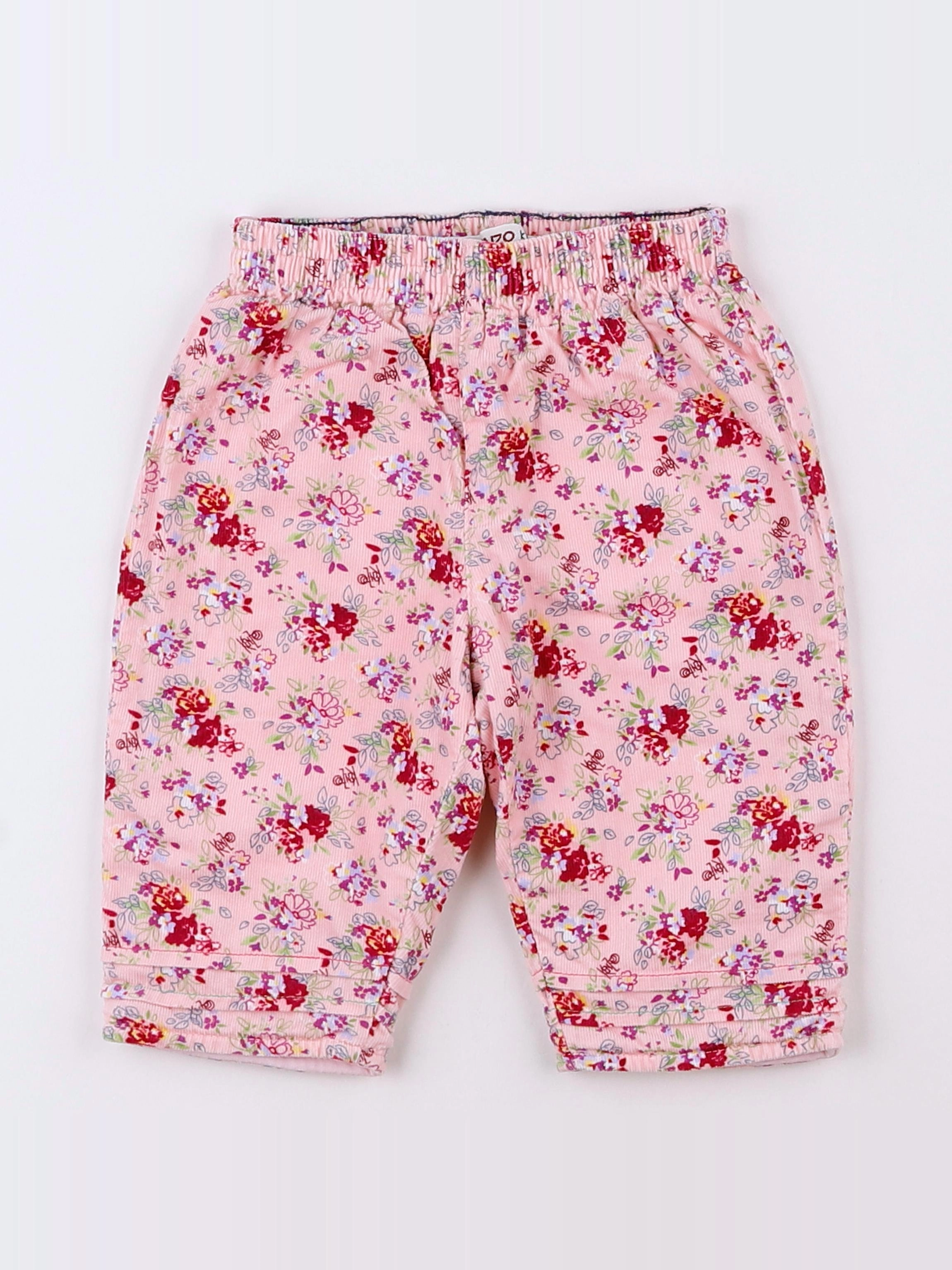 Kenzo - pantalon rose - 3 mois