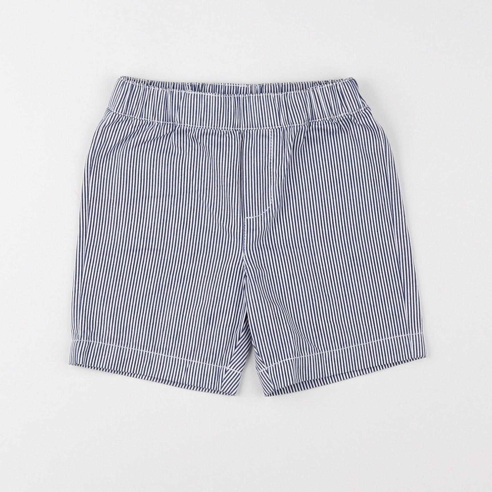 Jacadi - short blanc, bleu - 12 mois
