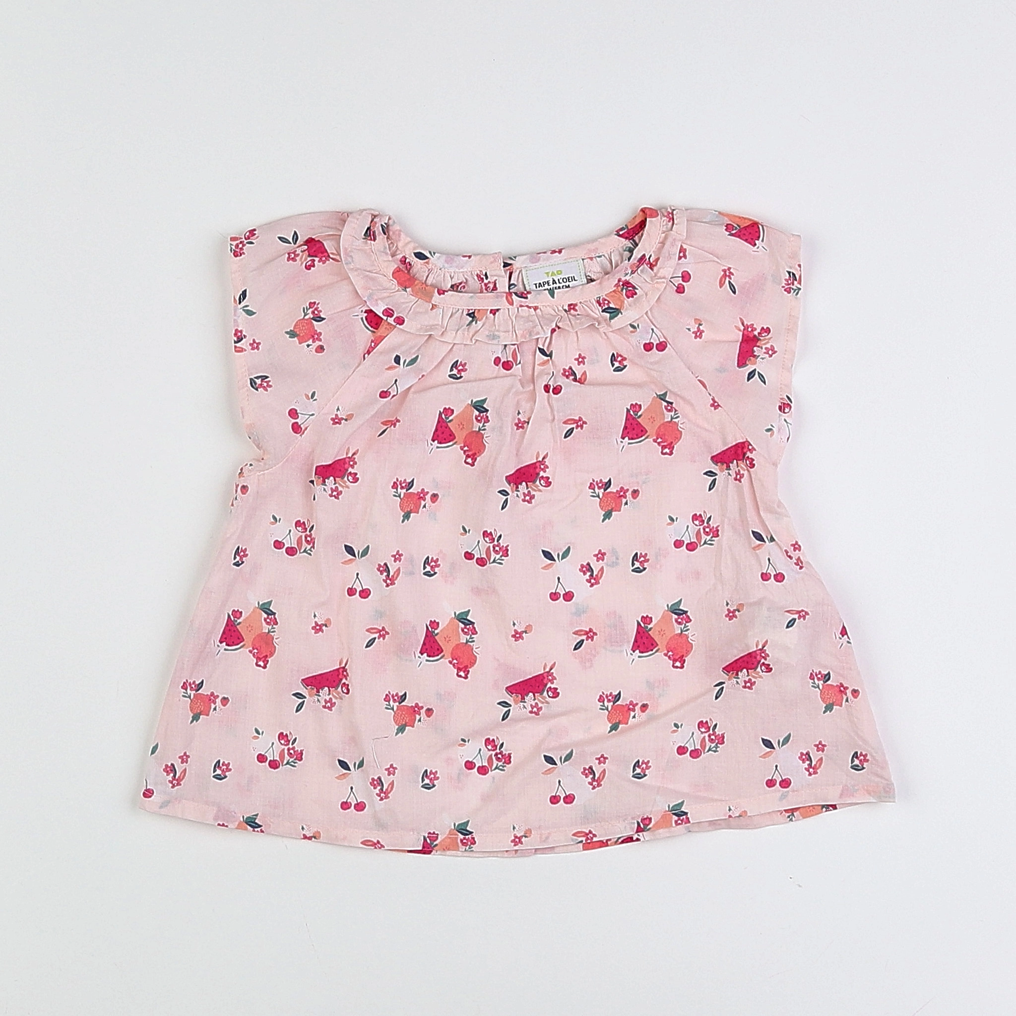 Tape à l'oeil - blouse rose, multicolore - 6 mois