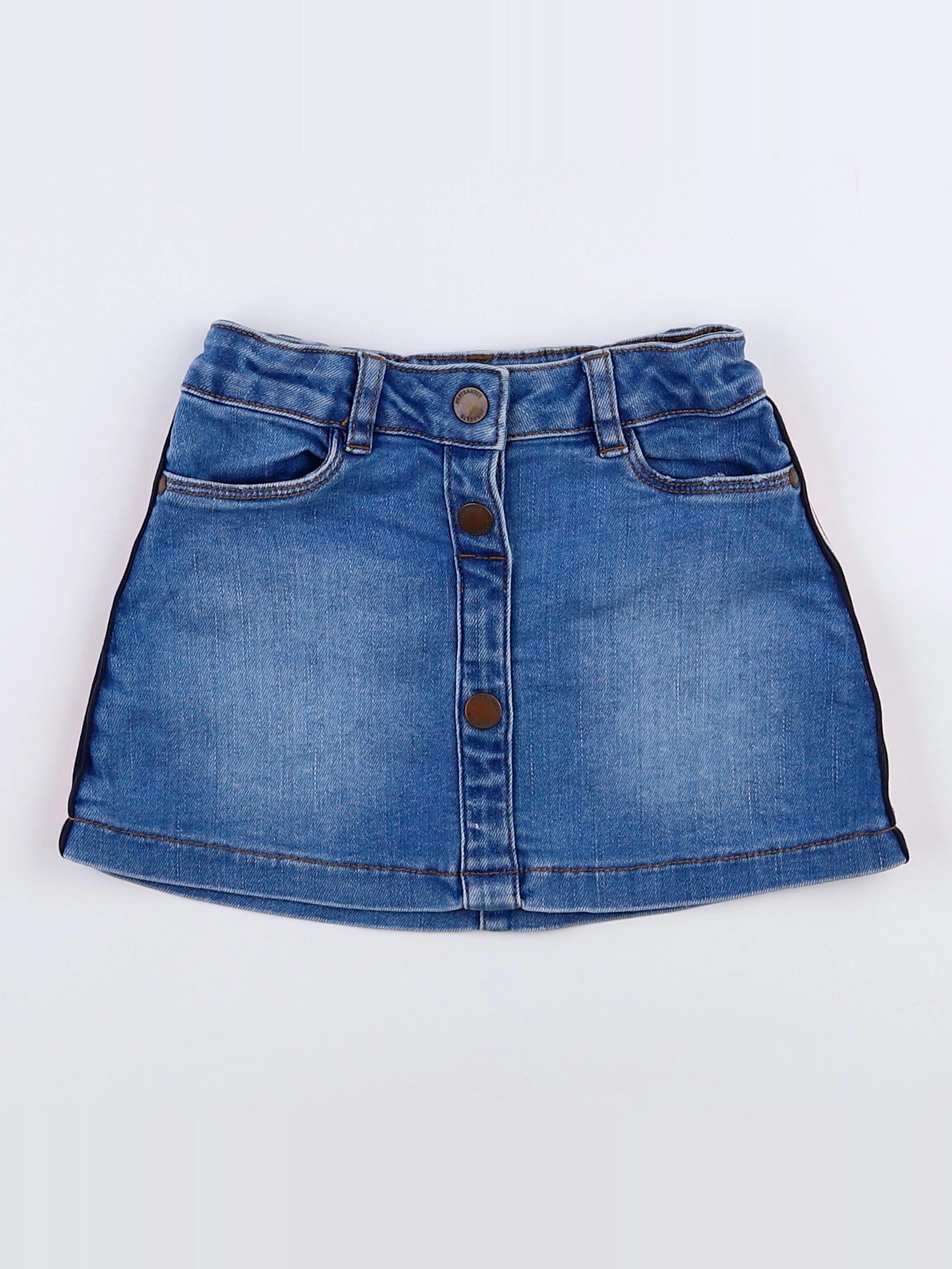 Vertbaudet - jupe bleu - 3 ans