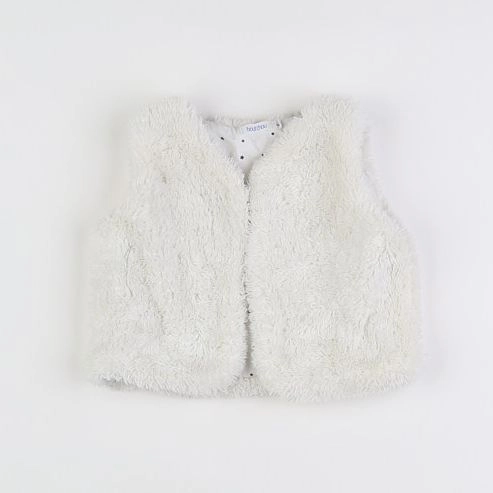 Boutchou - gilet blanc - 6 mois