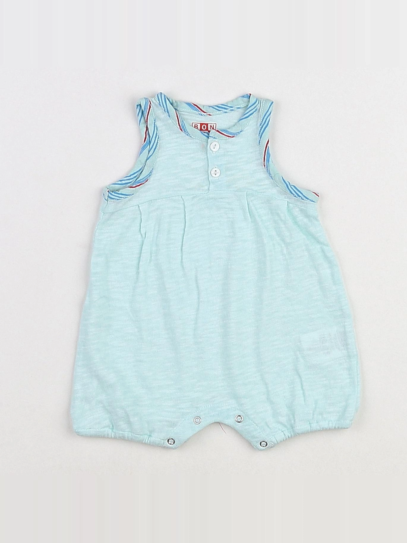 Bonton - combinaison bleu - 3 mois