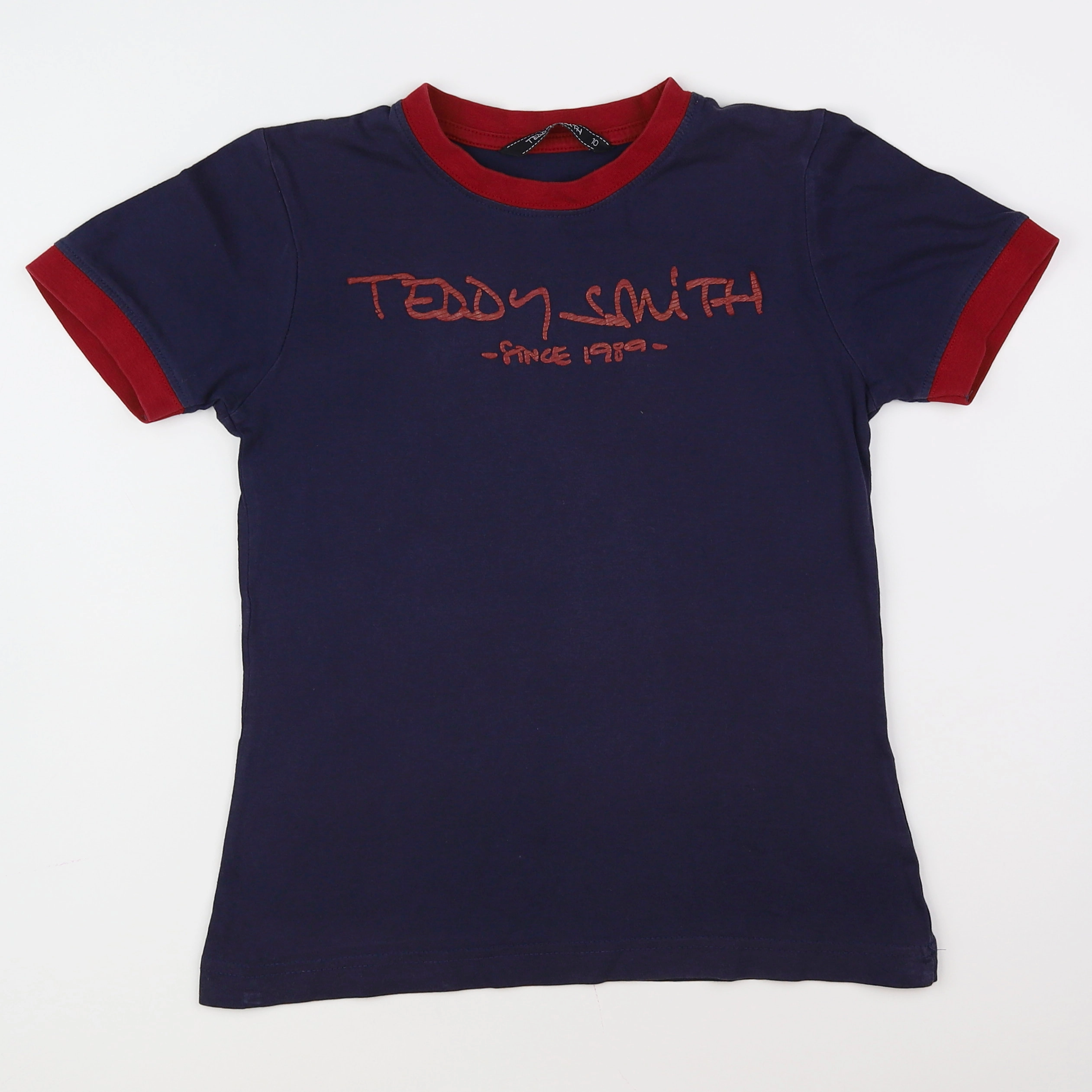 Teddy Smith - tee-shirt bleu - 10 ans