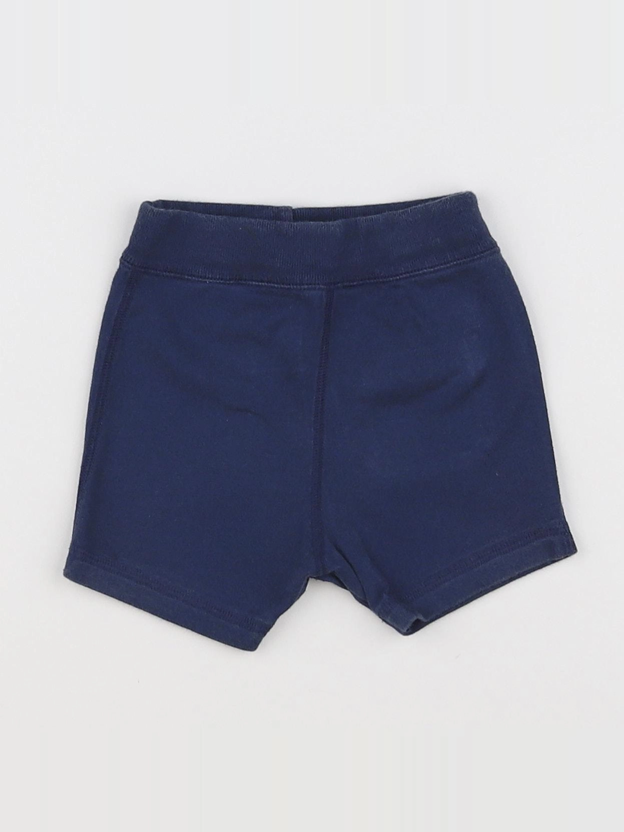Petit Bateau - short bleu - 3 mois