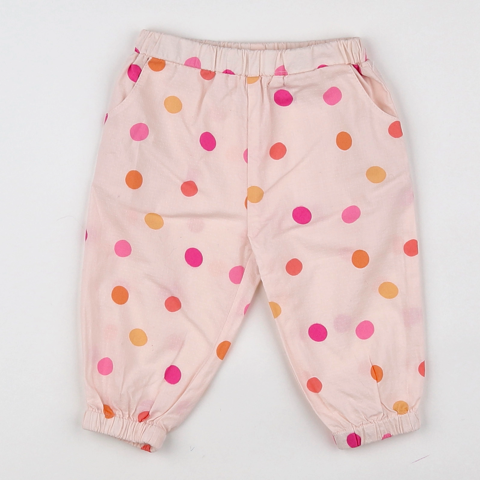 Natalys - pantalon rose - 6 mois