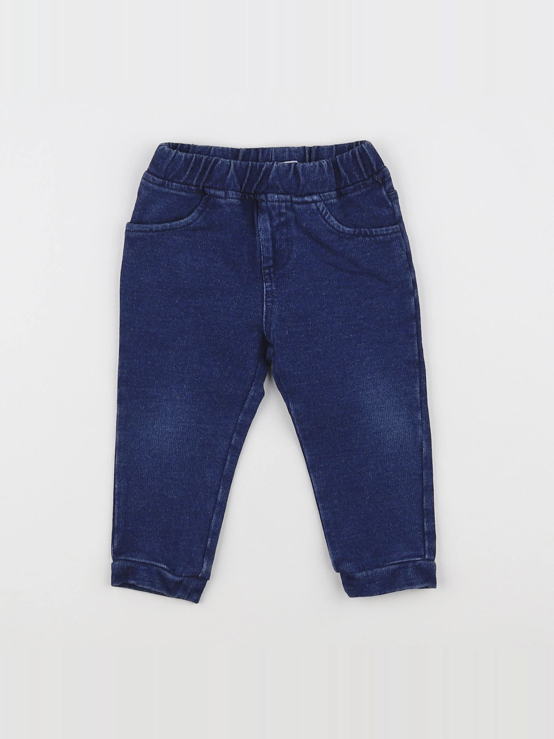 Boutchou - jegging bleu - 9 mois