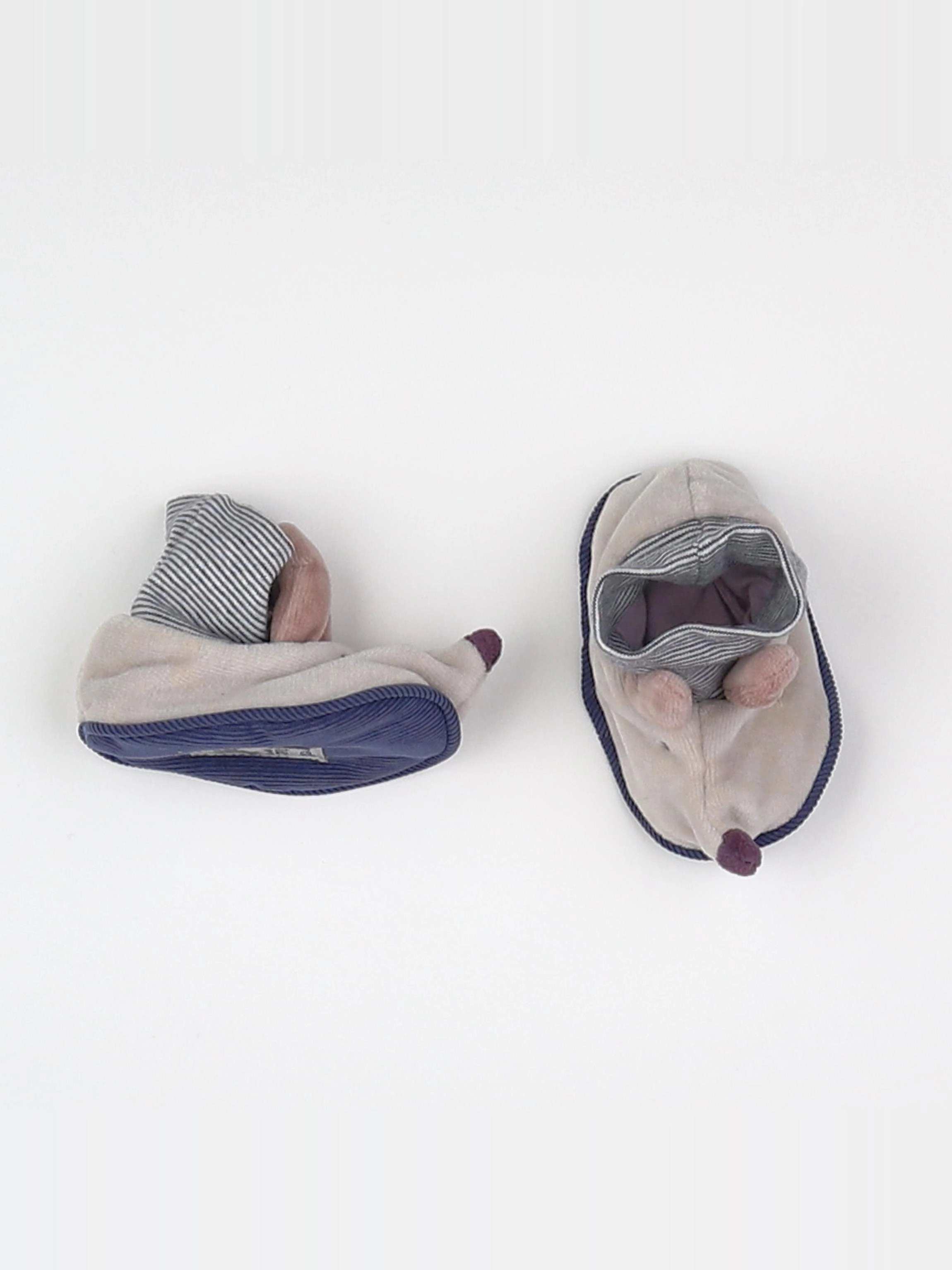 Moulin Roty - chaussons gris - pointure 16/17