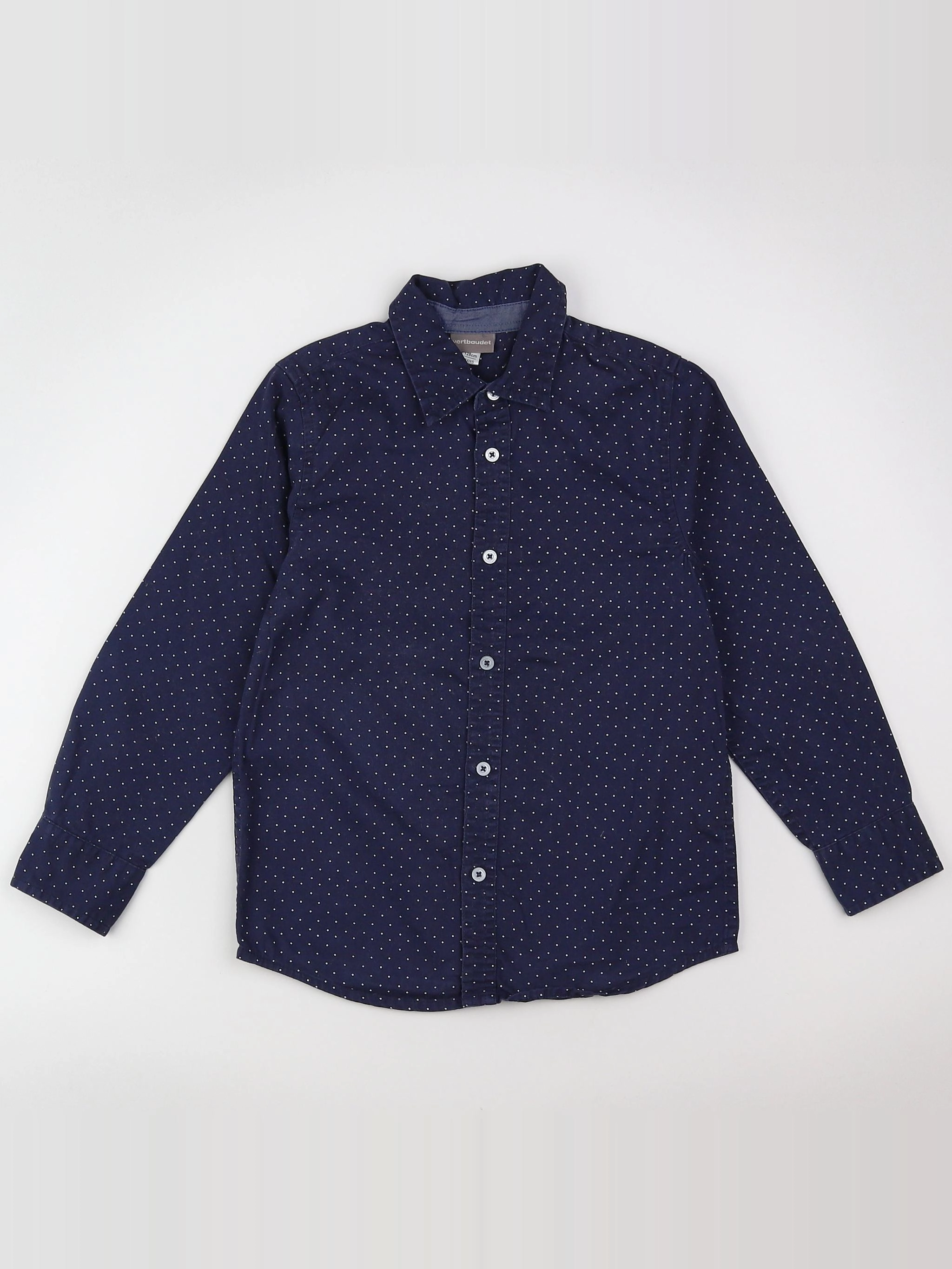 Vertbaudet - chemise bleu - 8 ans