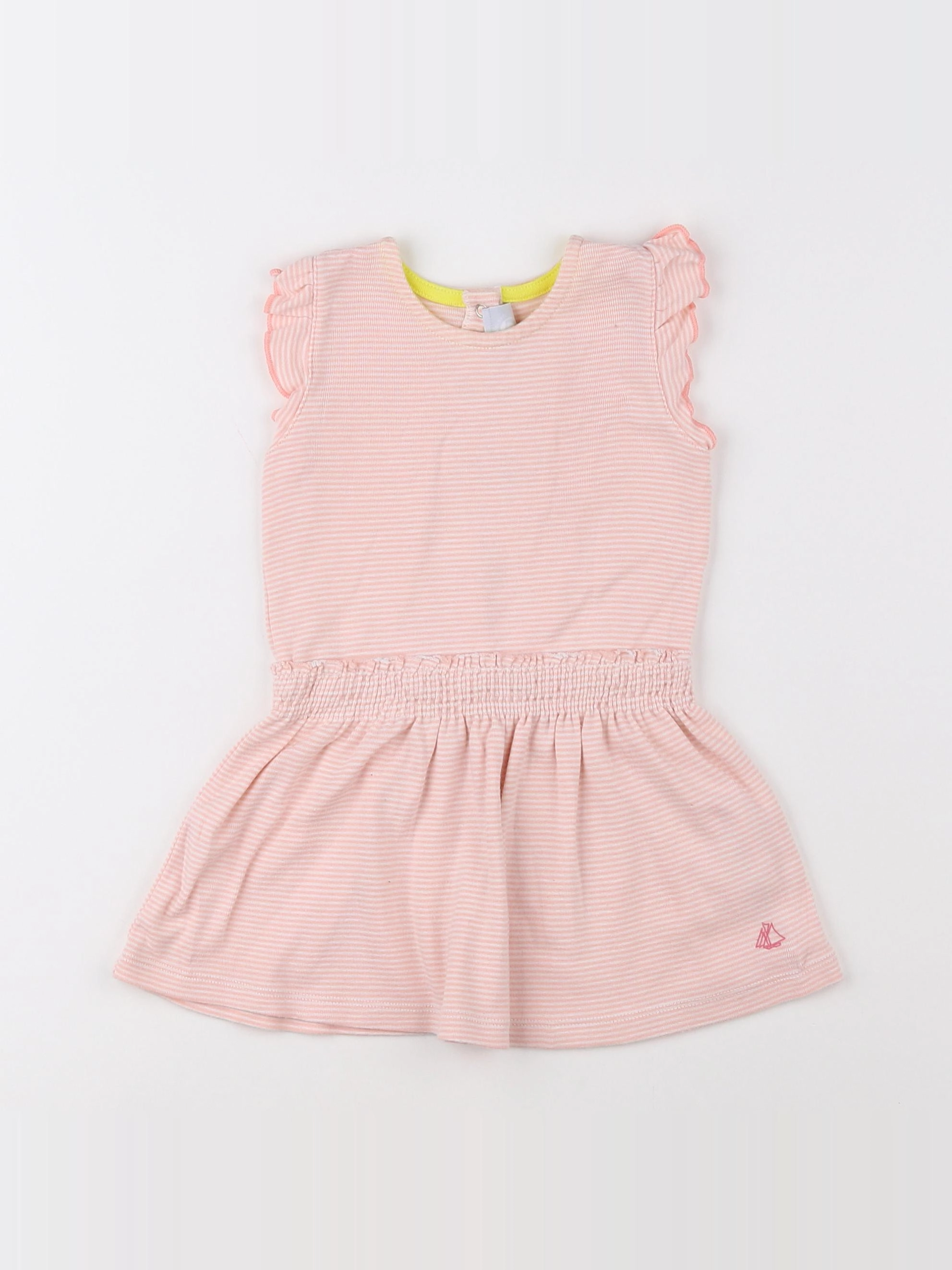 Petit Bateau - robe rose - 18 mois