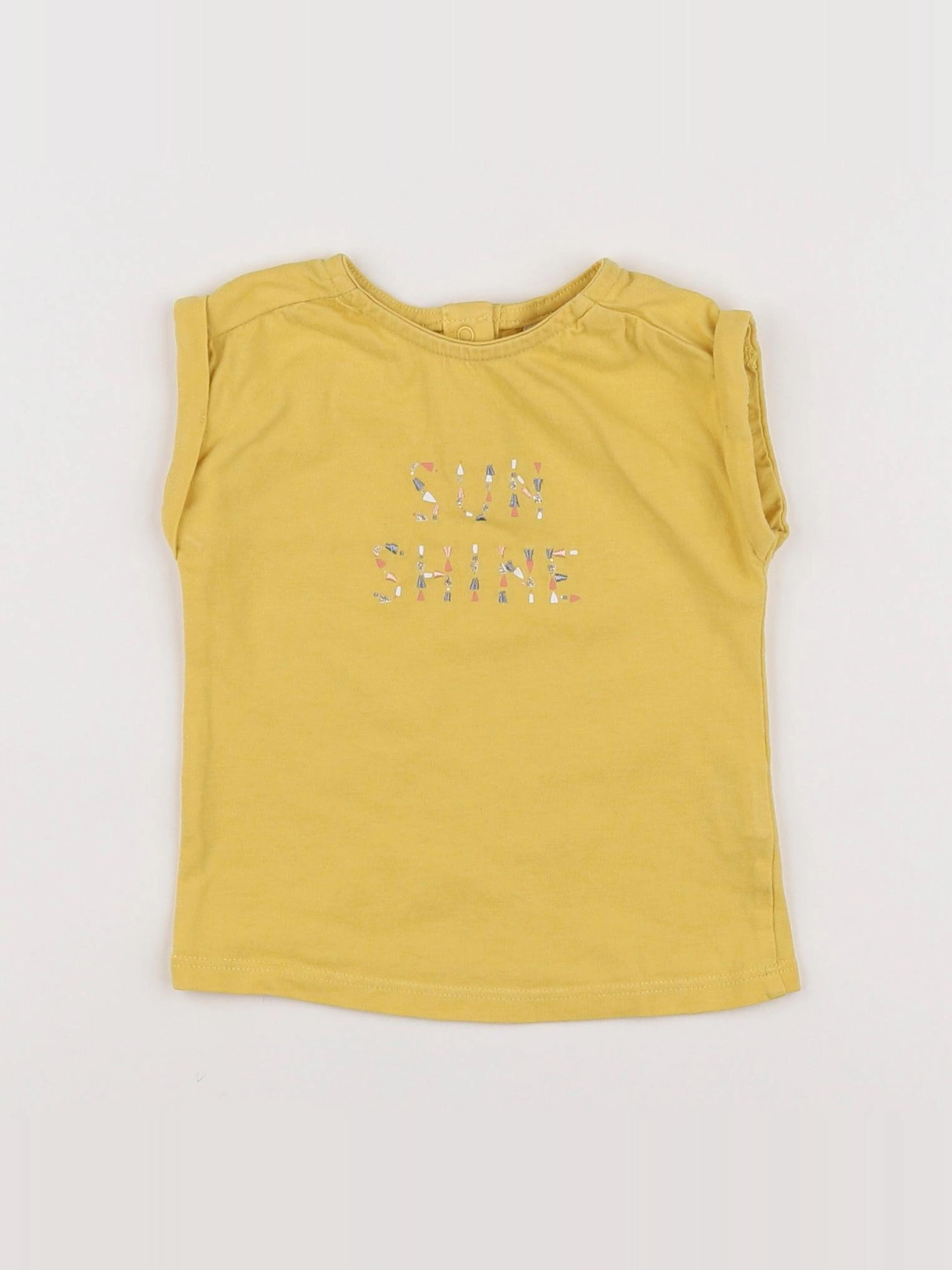 Tape à l'oeil - tee-shirt jaune - 9 mois