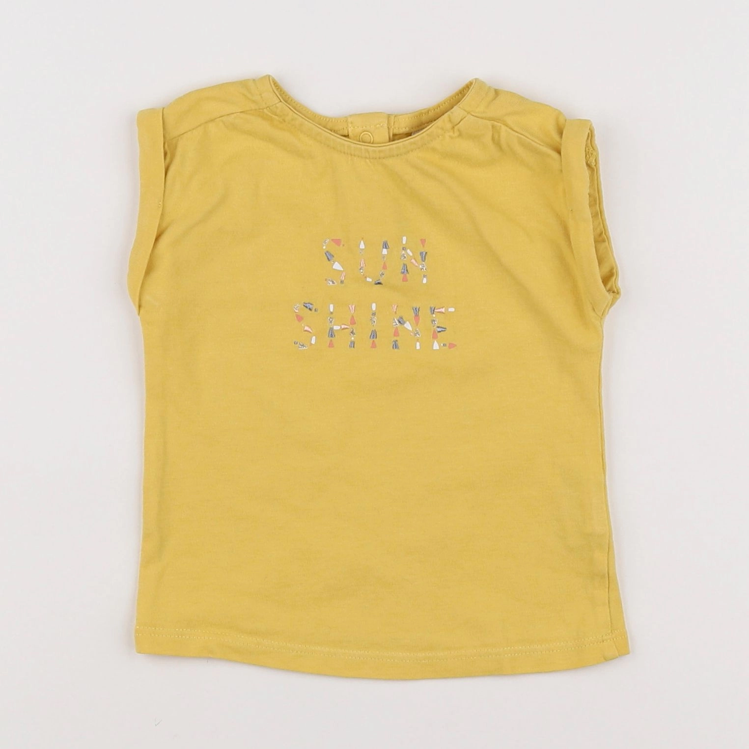 Tape à l'oeil - tee-shirt jaune - 9 mois