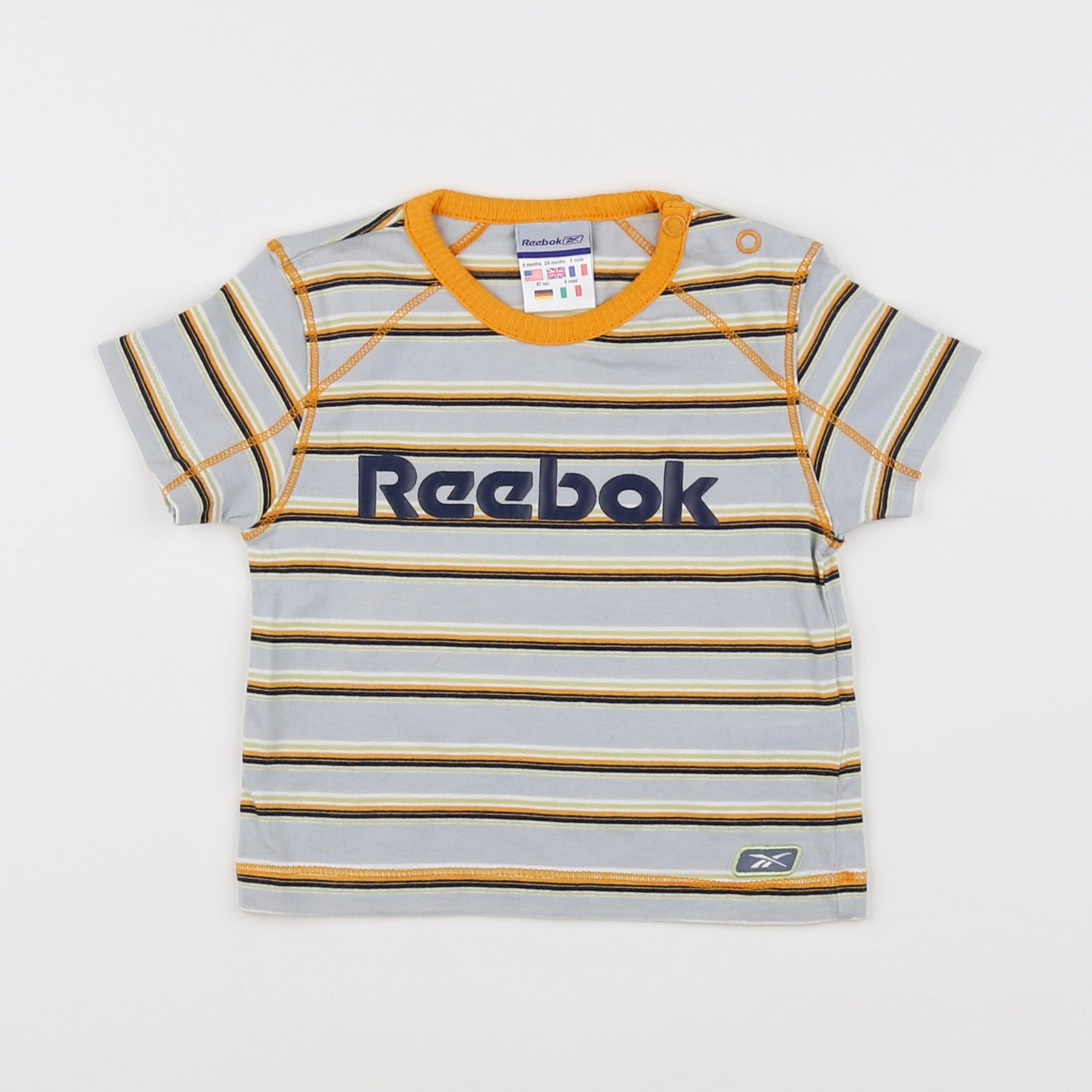 Reebok - tee-shirt multicolore - 6 mois