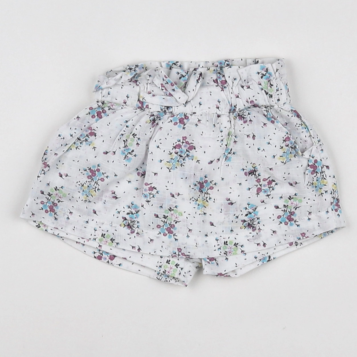 Vertbaudet - jupe short blanc - 3 mois