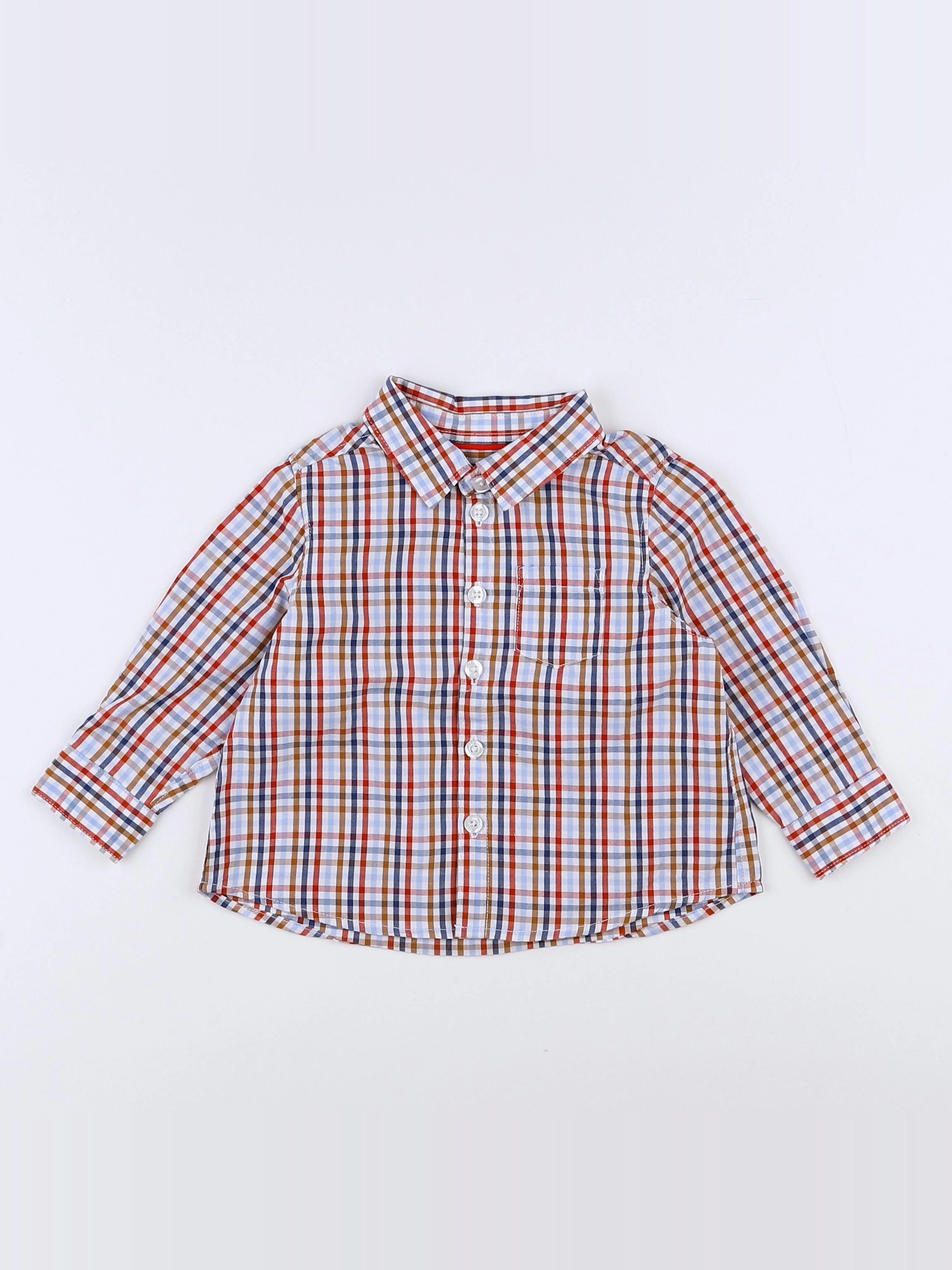 Cyrillus - chemise multicolore - 9 mois