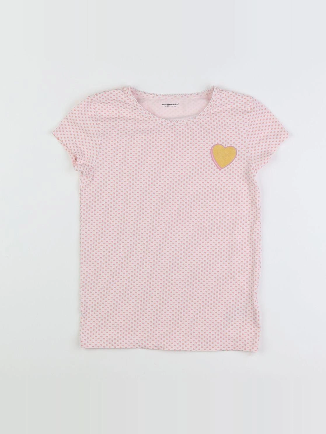 Vertbaudet - maillot de corps rose - 10 ans
