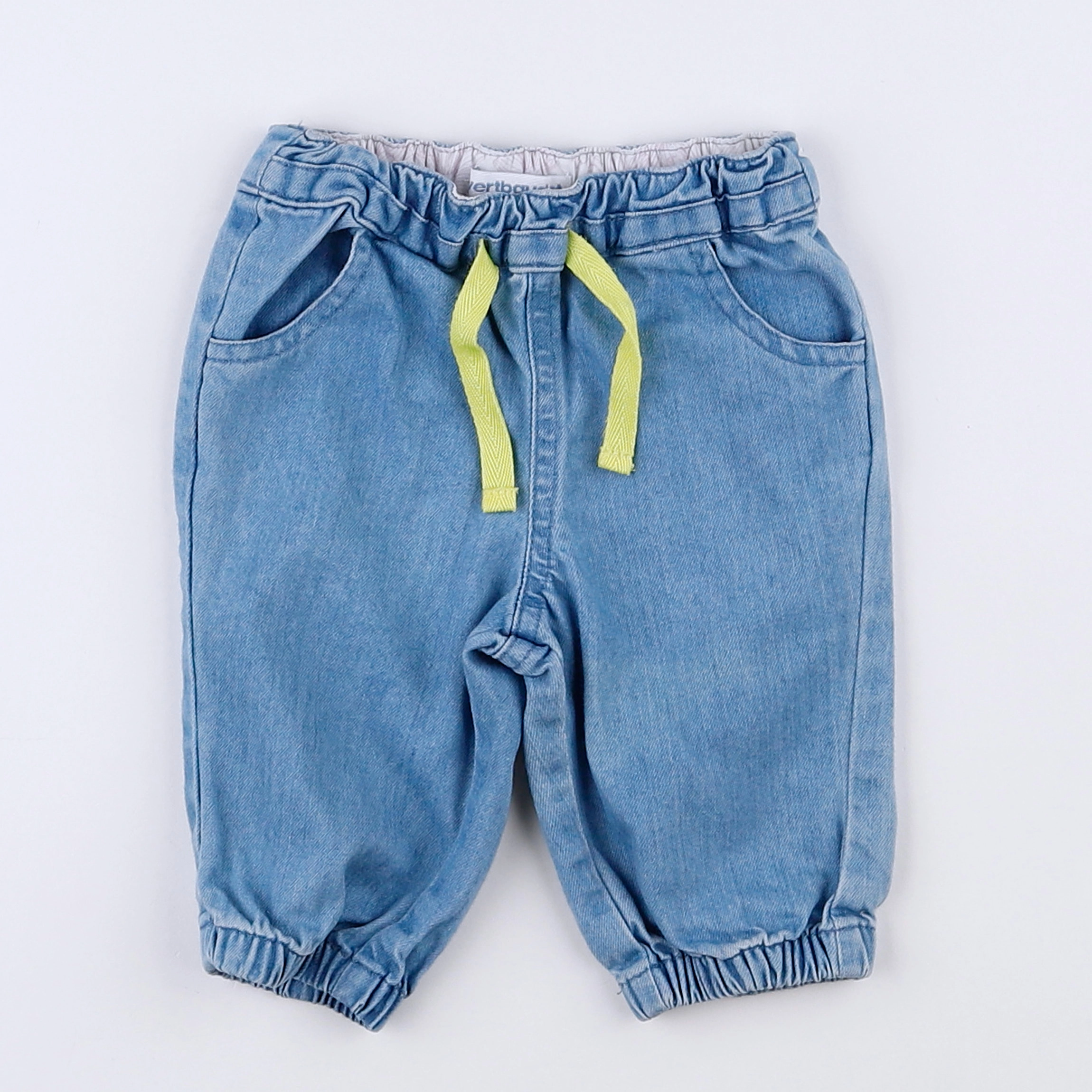 Vertbaudet - pantalon bleu - 3 mois