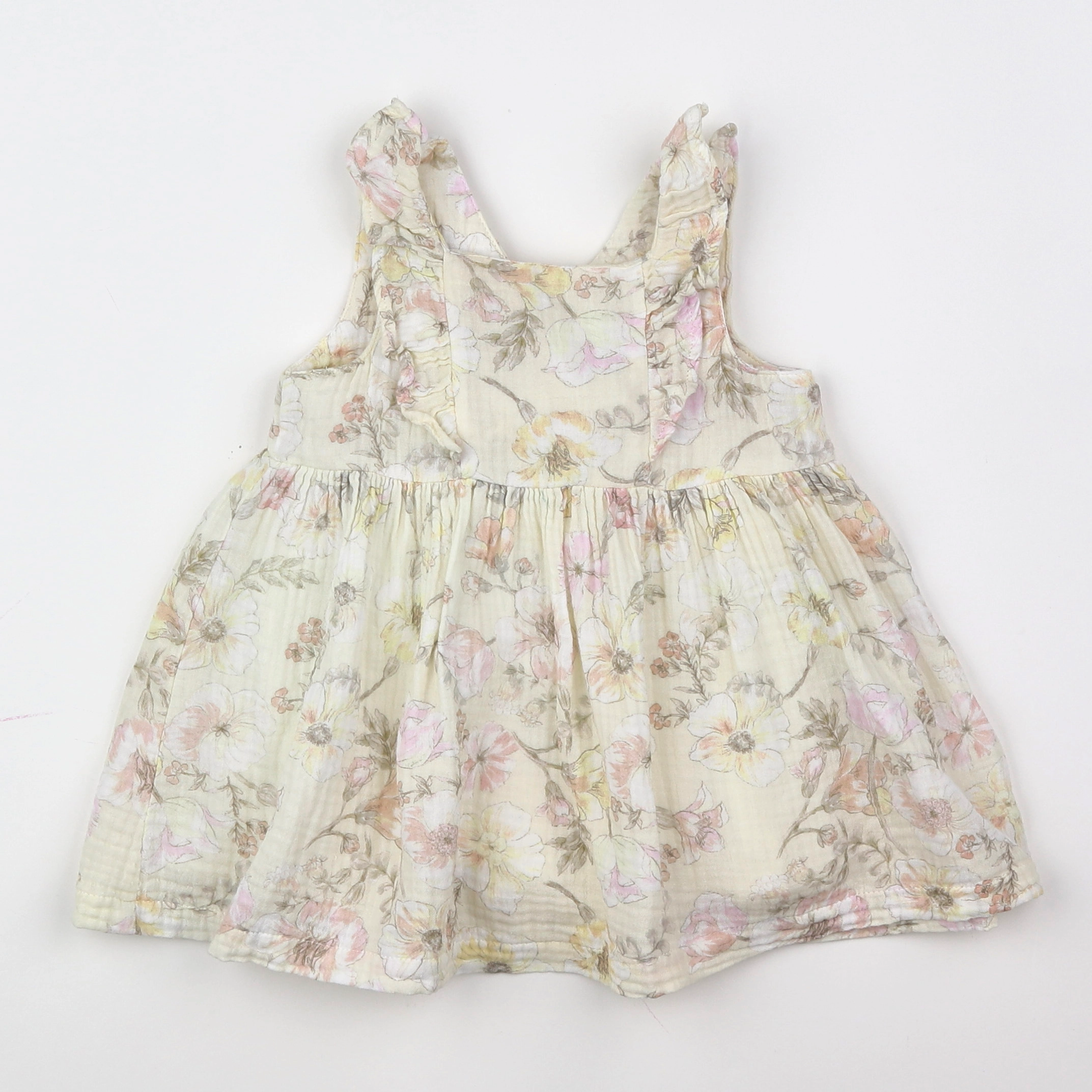 Vertbaudet - robe jaune - 18 mois