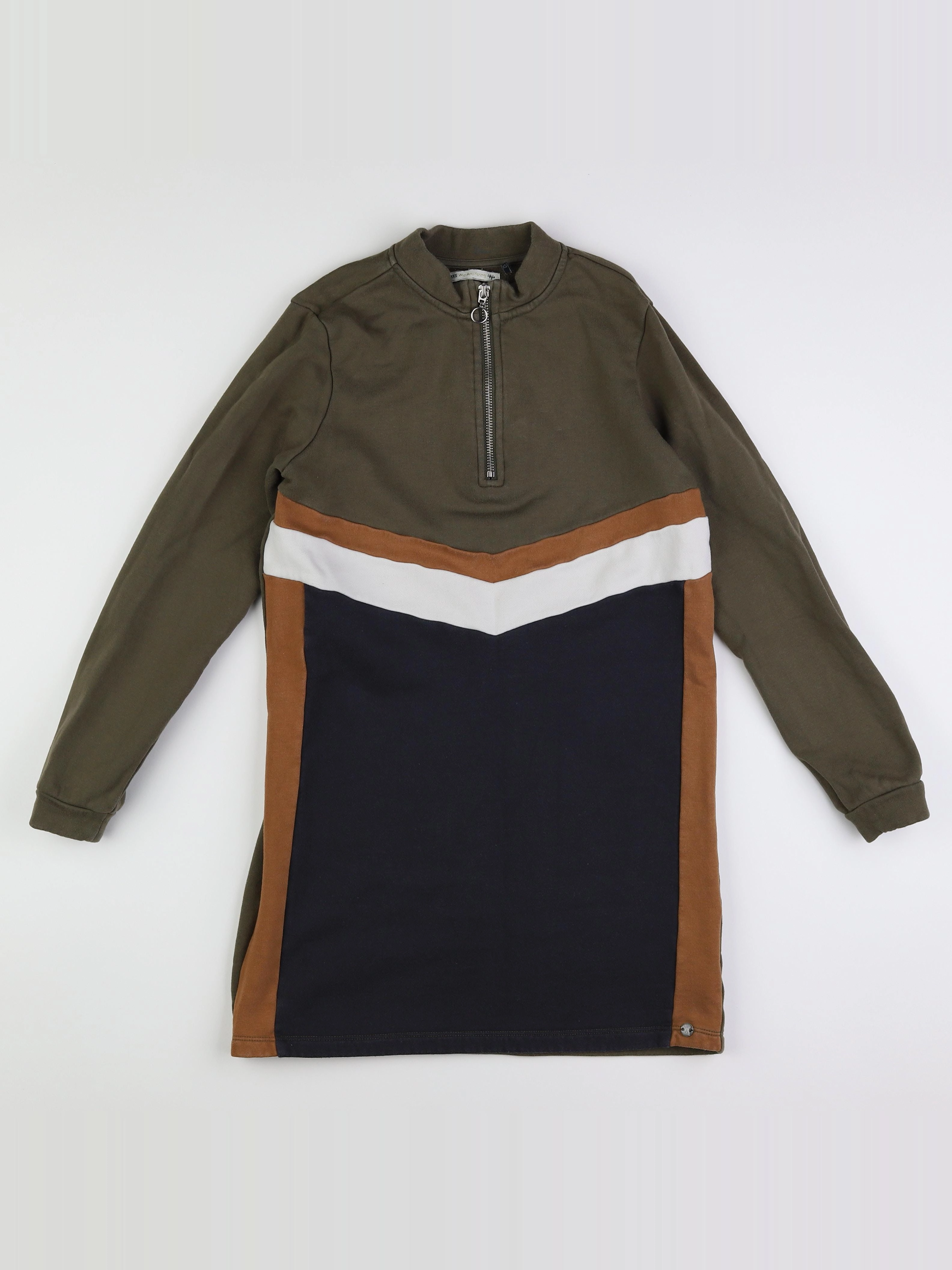 IKKS - robe vert, noir - 12 ans