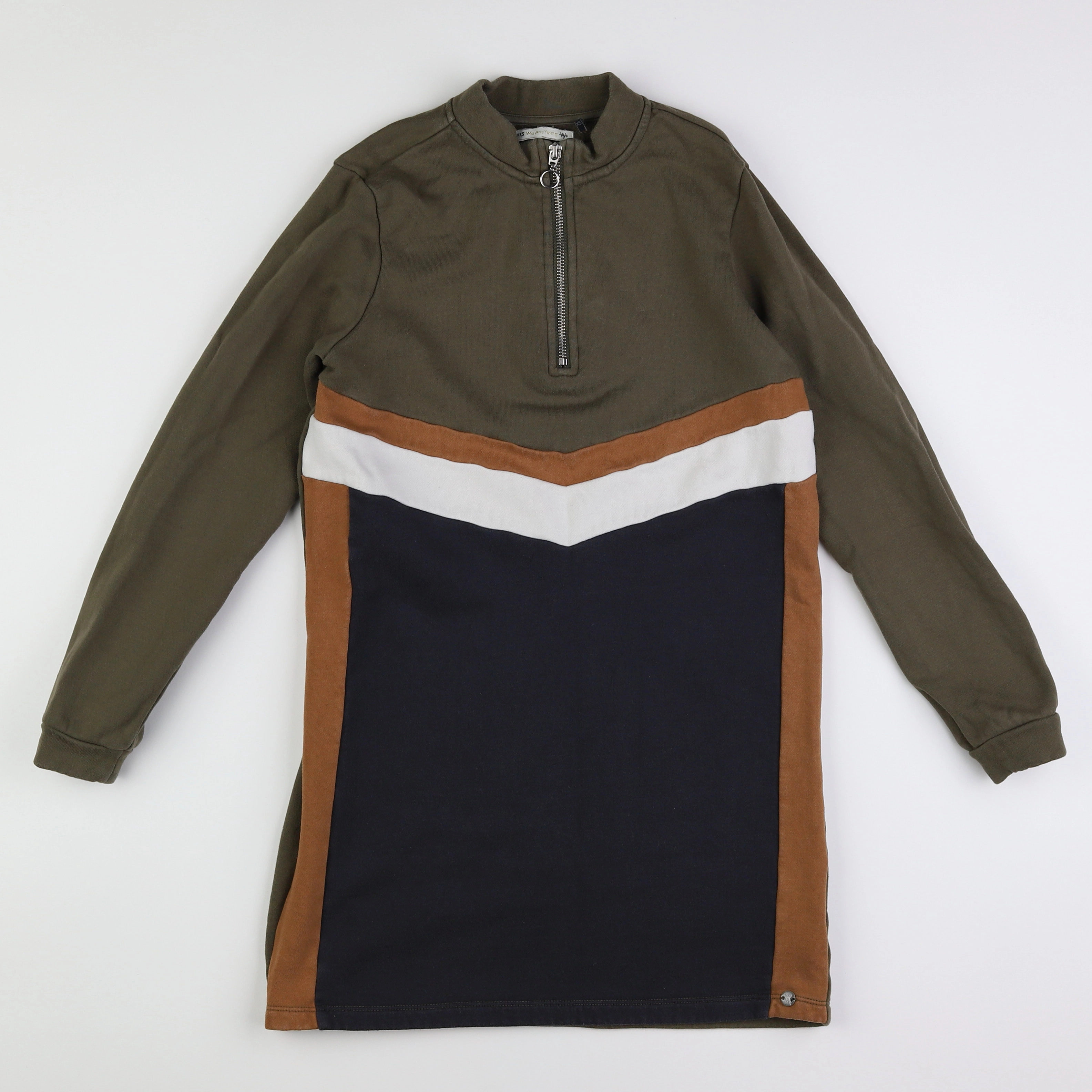IKKS - robe vert, noir - 12 ans