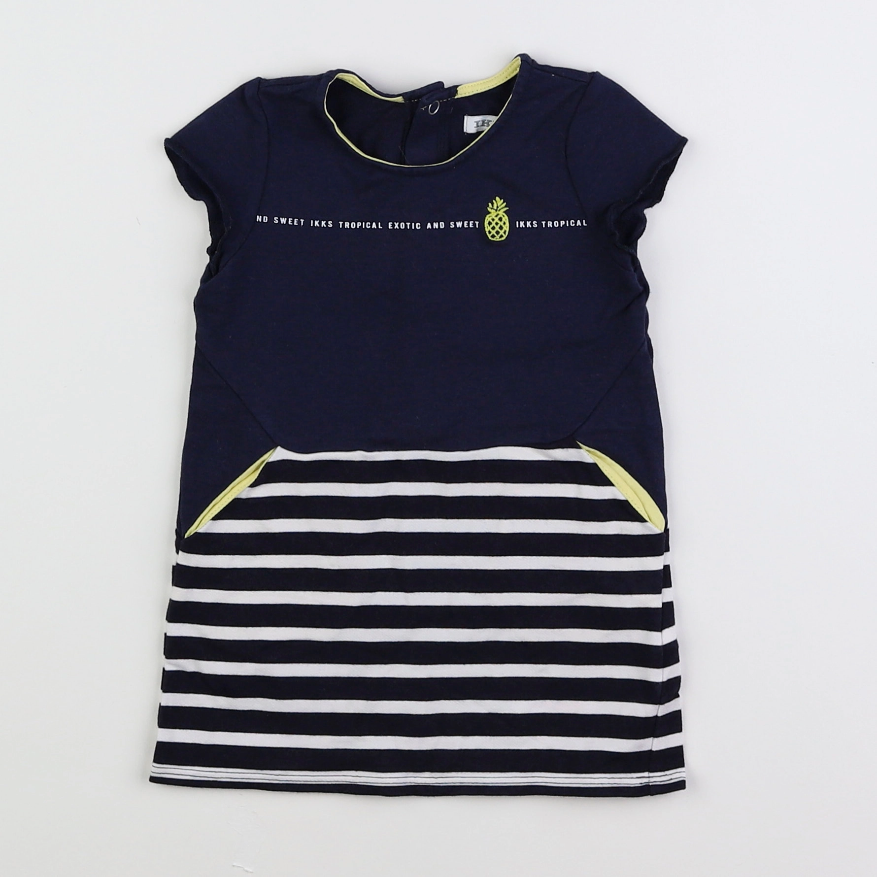 IKKS - robe bleu - 12 mois