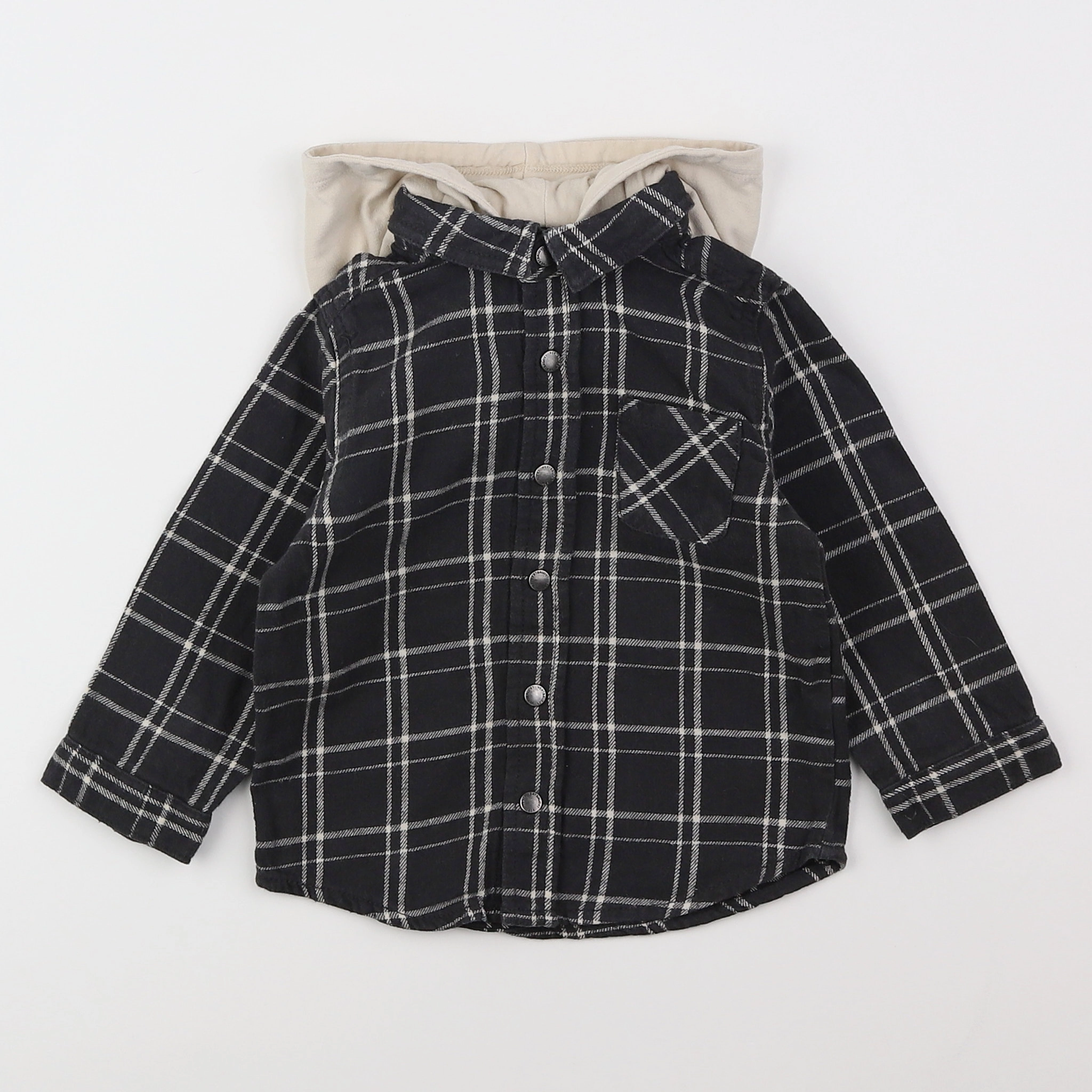 Vertbaudet - chemise noir - 18 mois
