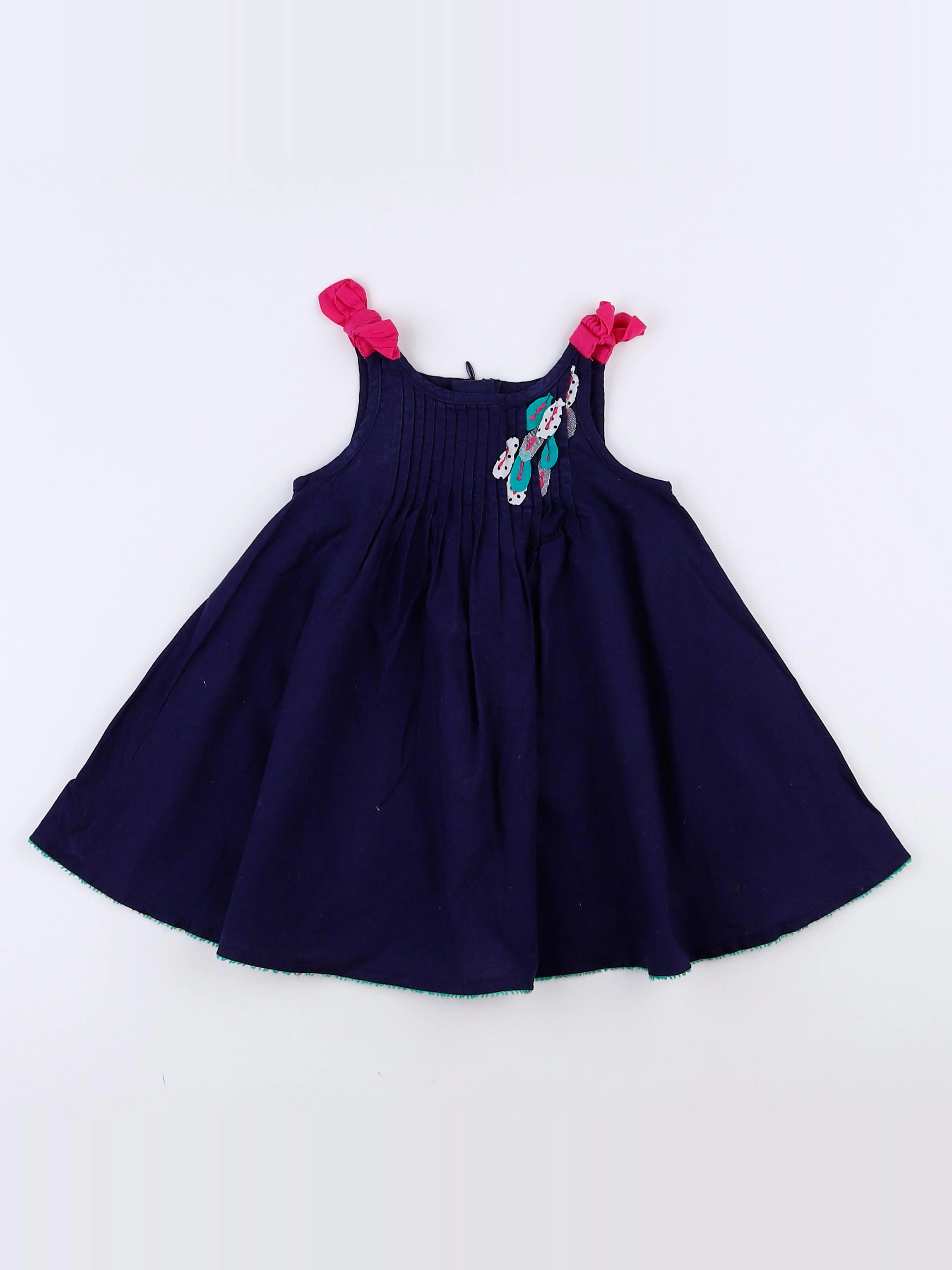 Catimini - robe bleu - 6 mois