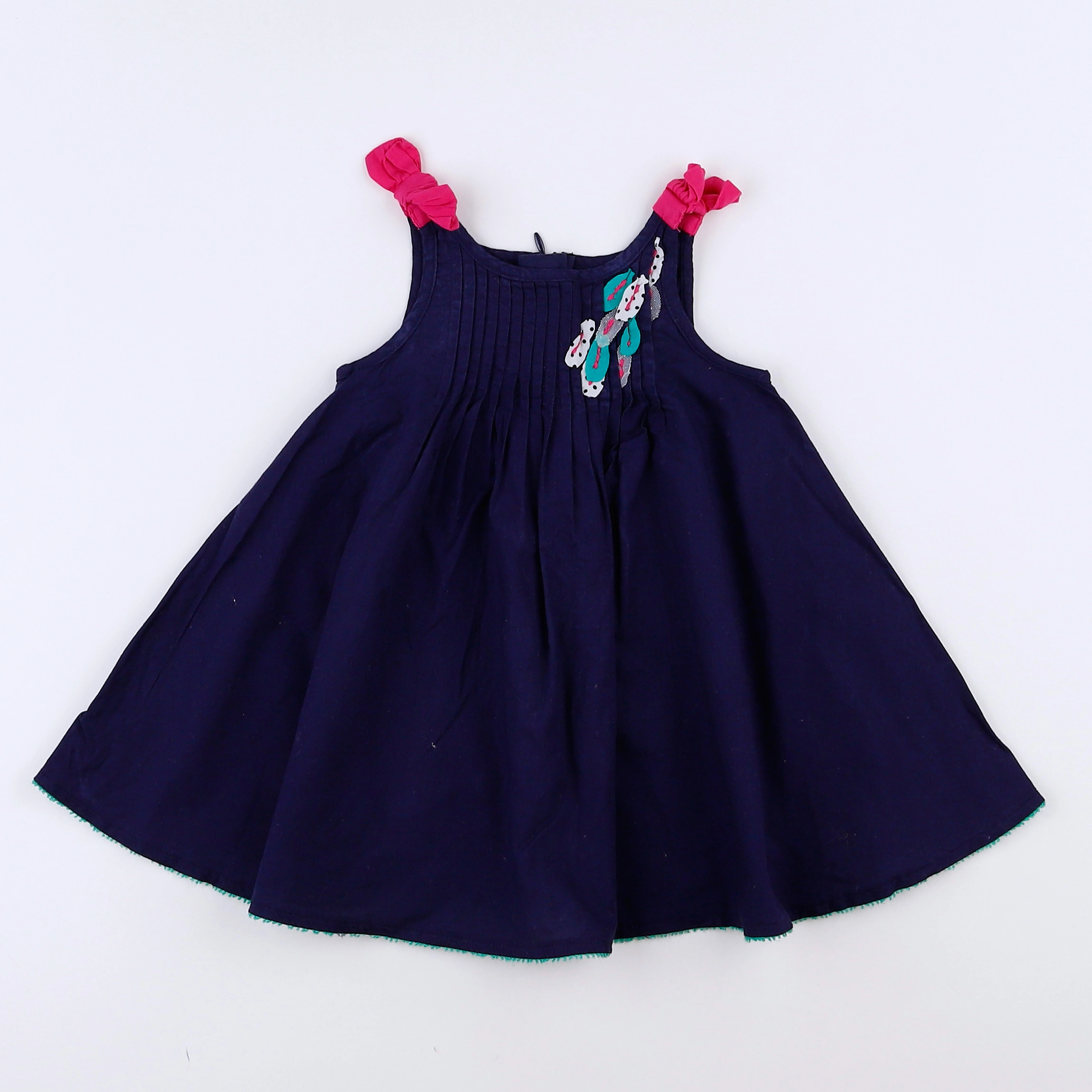 Catimini - robe bleu - 6 mois