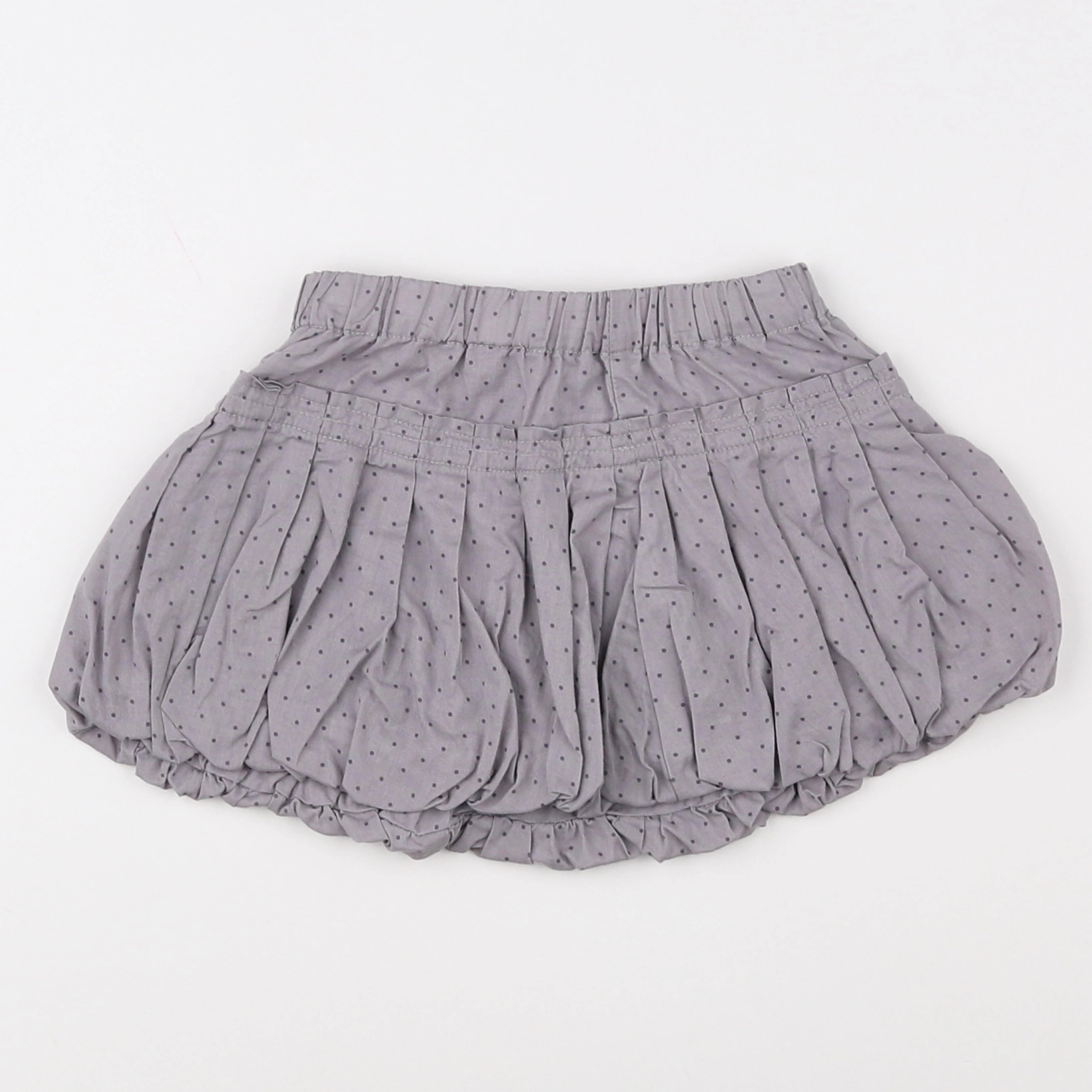 Vertbaudet - jupe gris - 12 mois