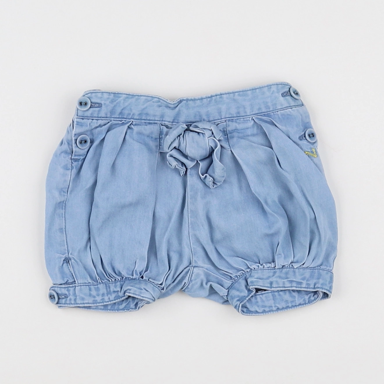 Natalys - short bleu - 3 mois