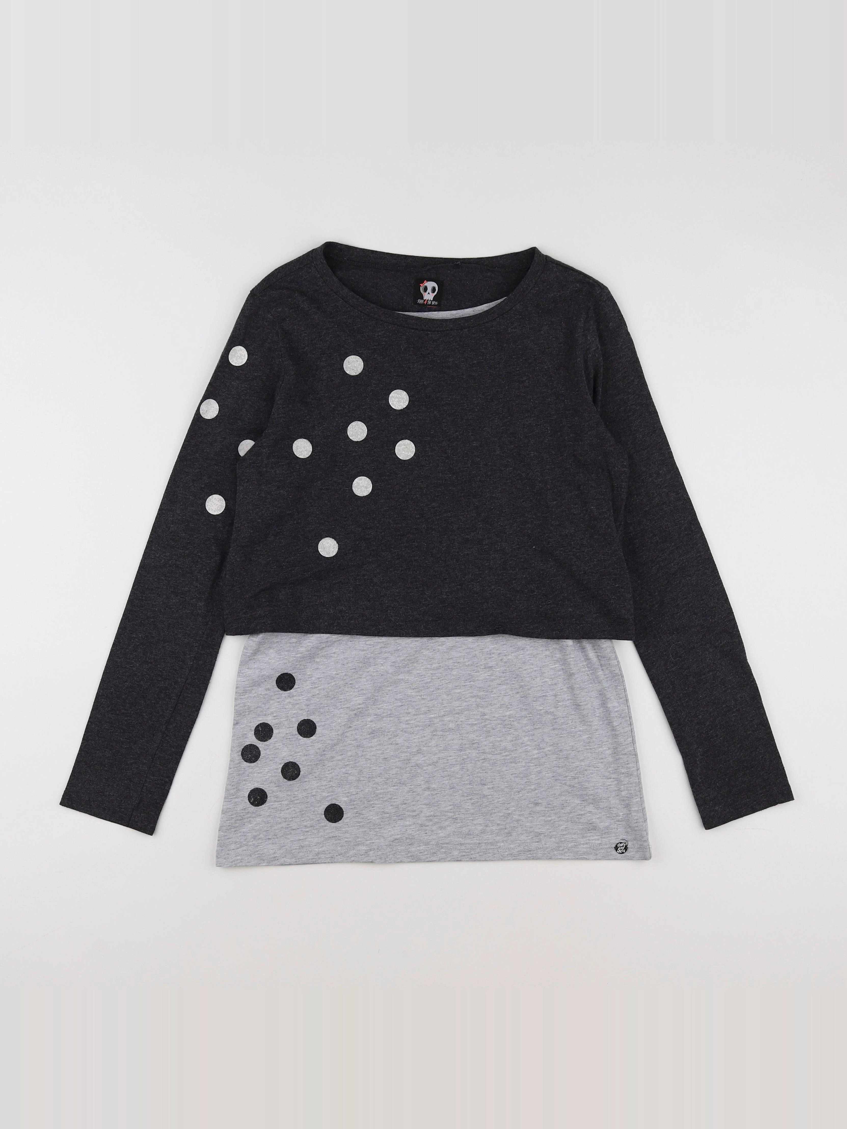 IKKS - robe gris - 14 ans