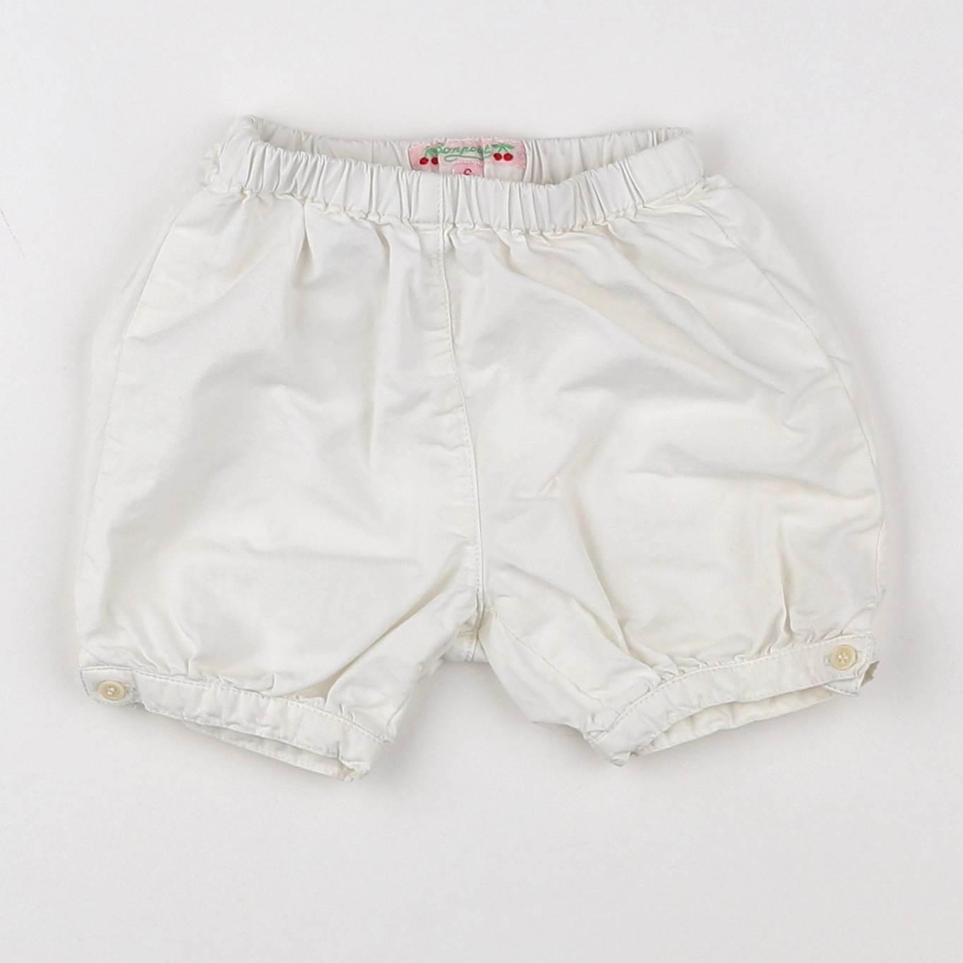 Bonpoint - short blanc - 6 mois