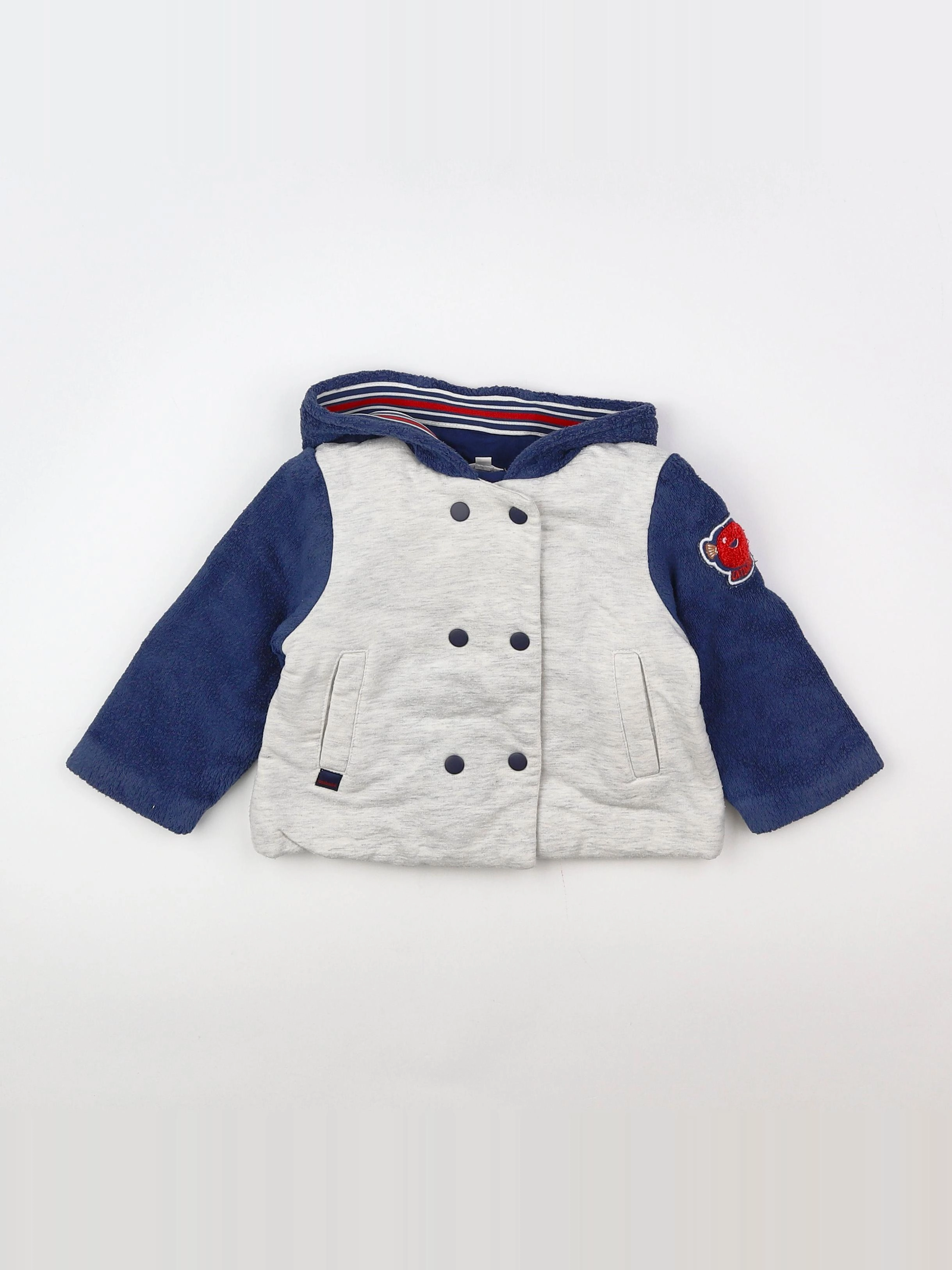 Catimini - veste gris - 12 mois