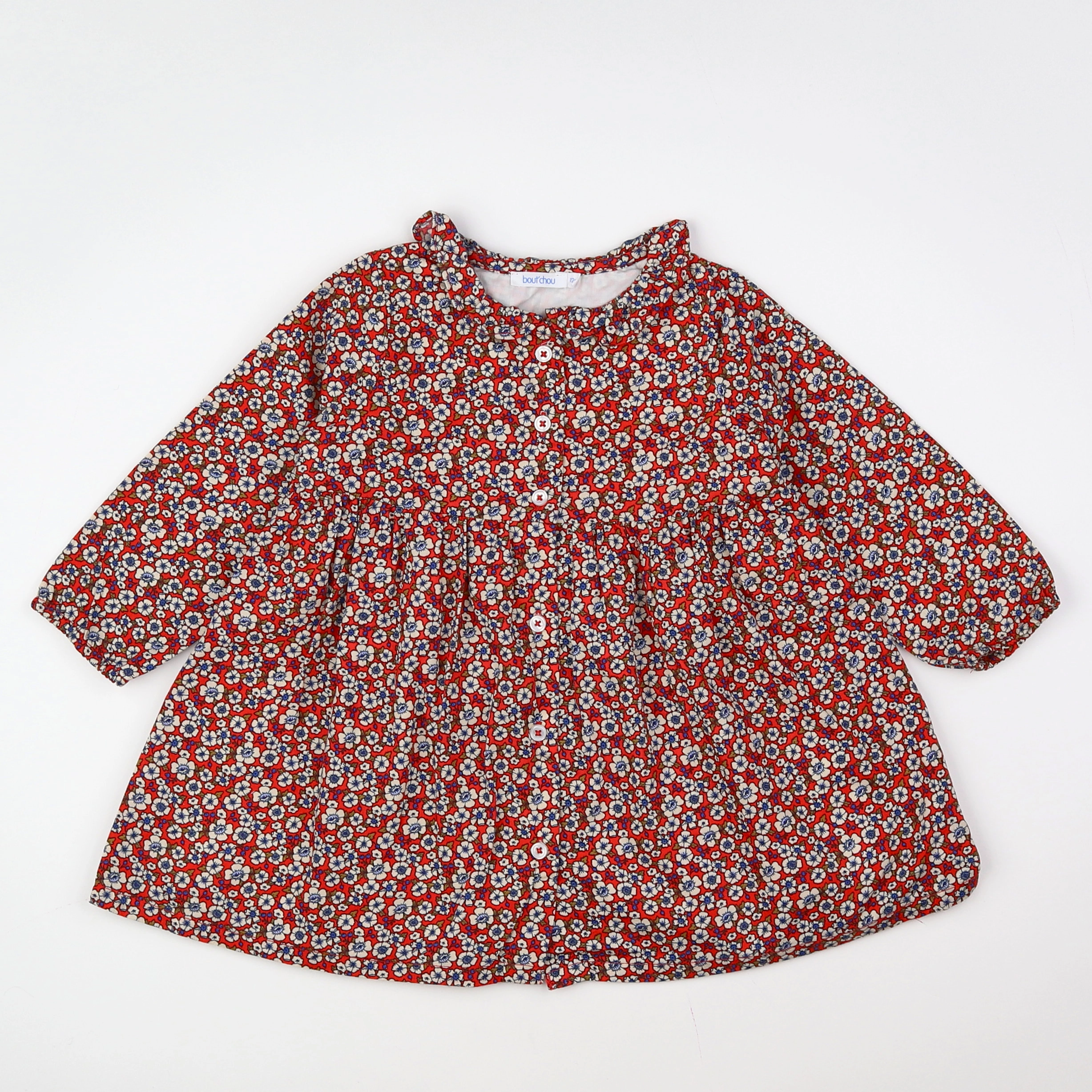 Boutchou - robe multicolore - 12 mois