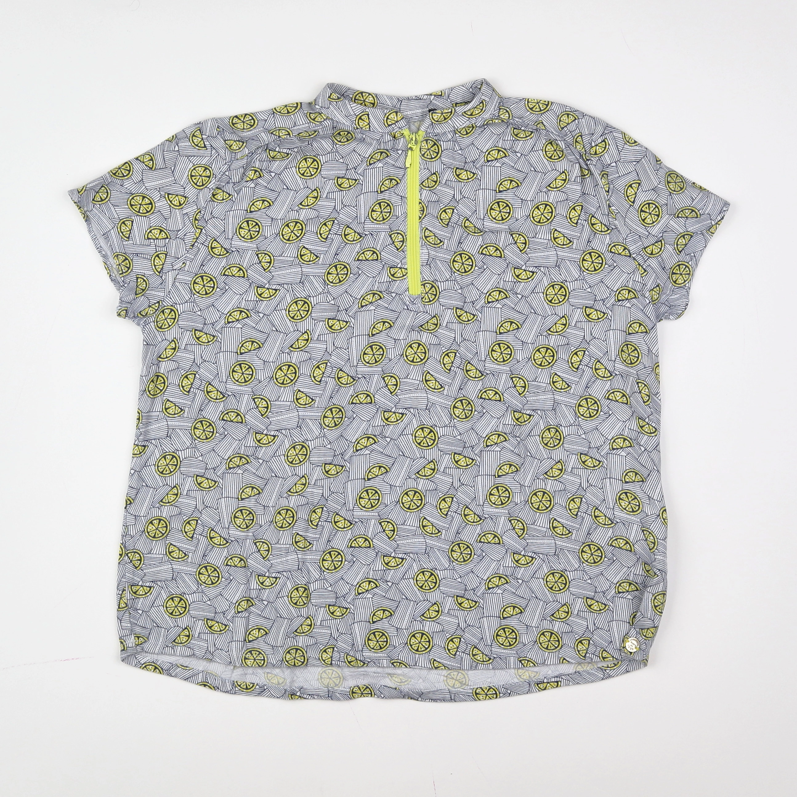IKKS - blouse bleu, jaune - 10 ans